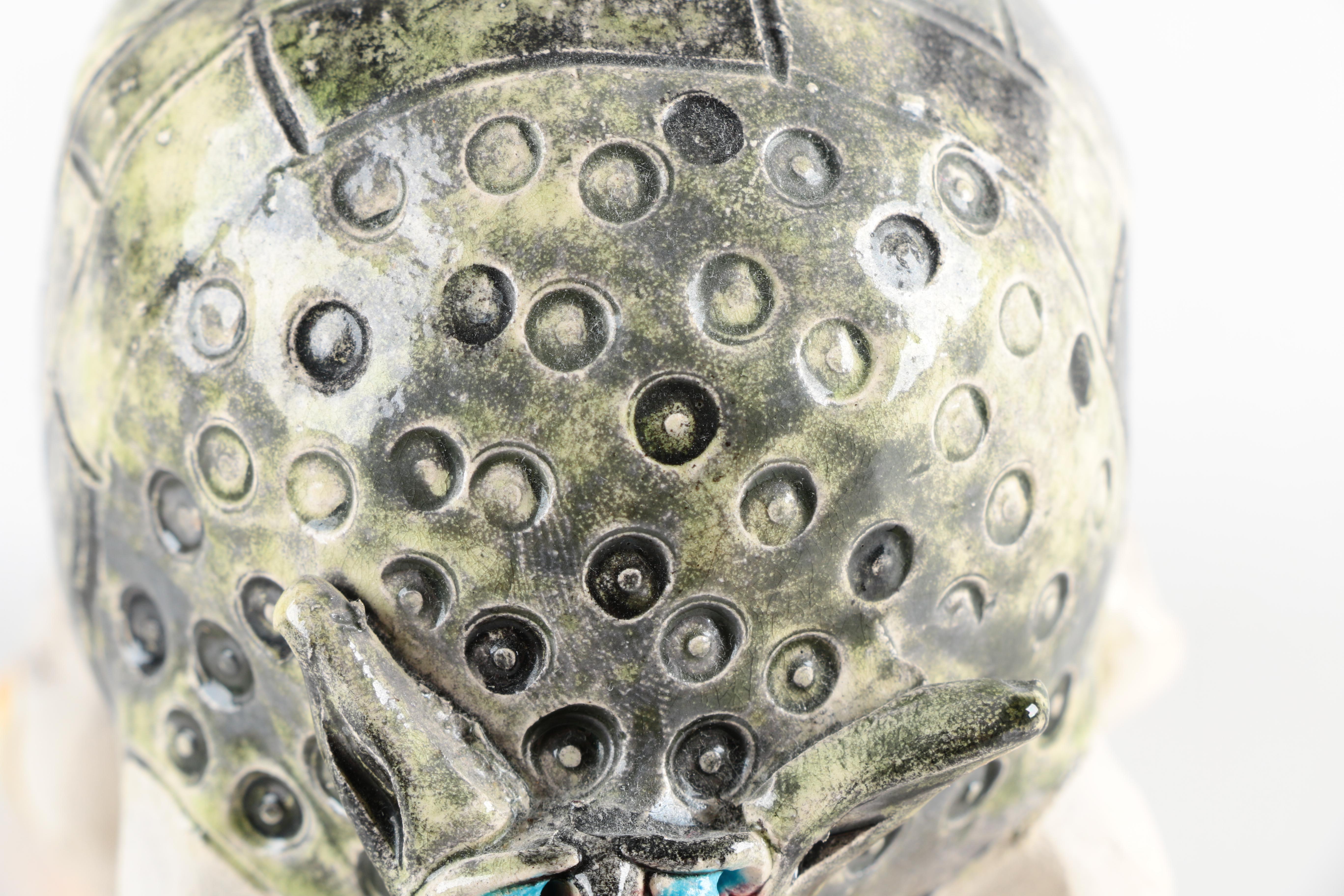 Chris Moses Art Pottery Animal Whistle Figurines