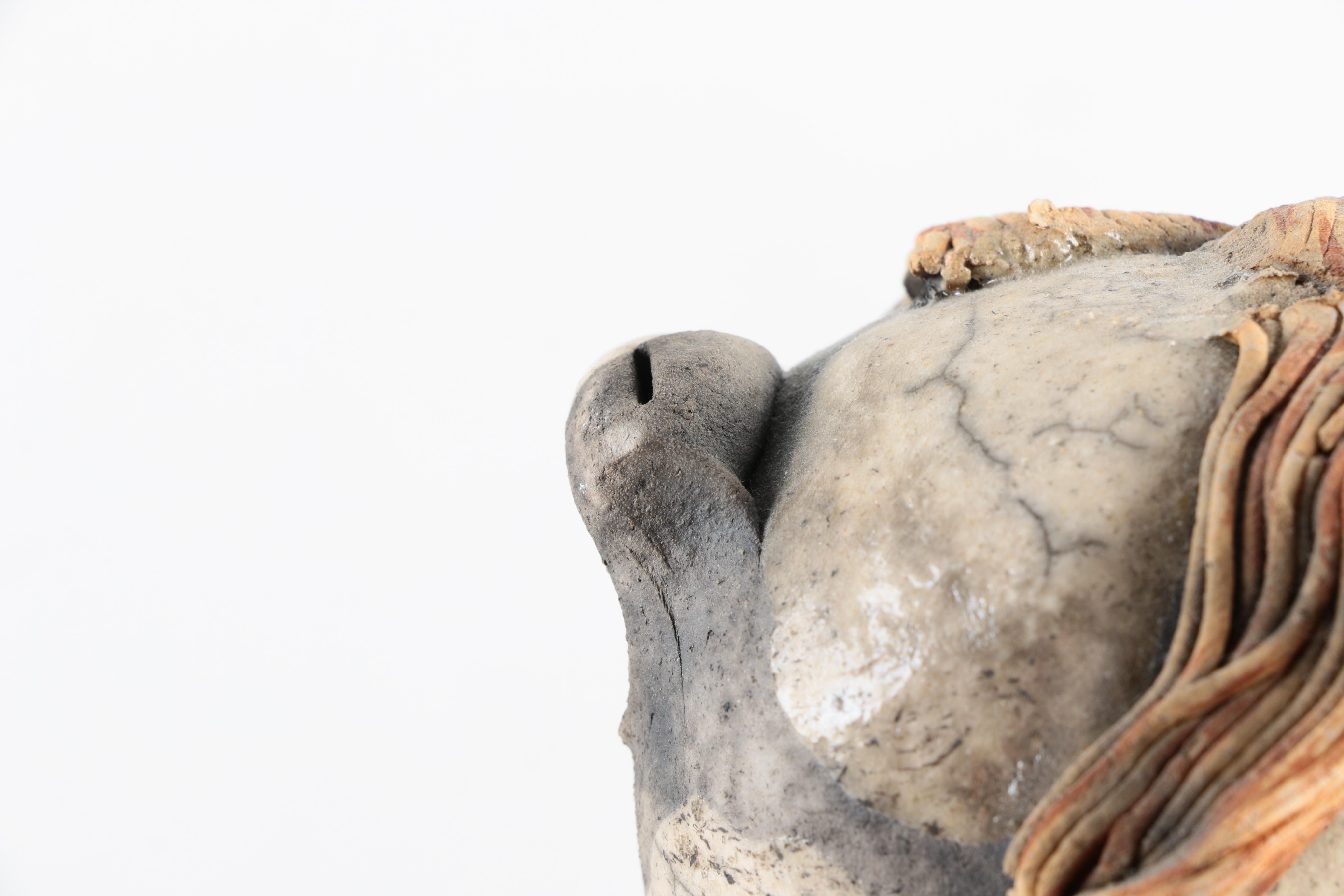 Chris Moses Art Pottery Animal Whistle Figurines