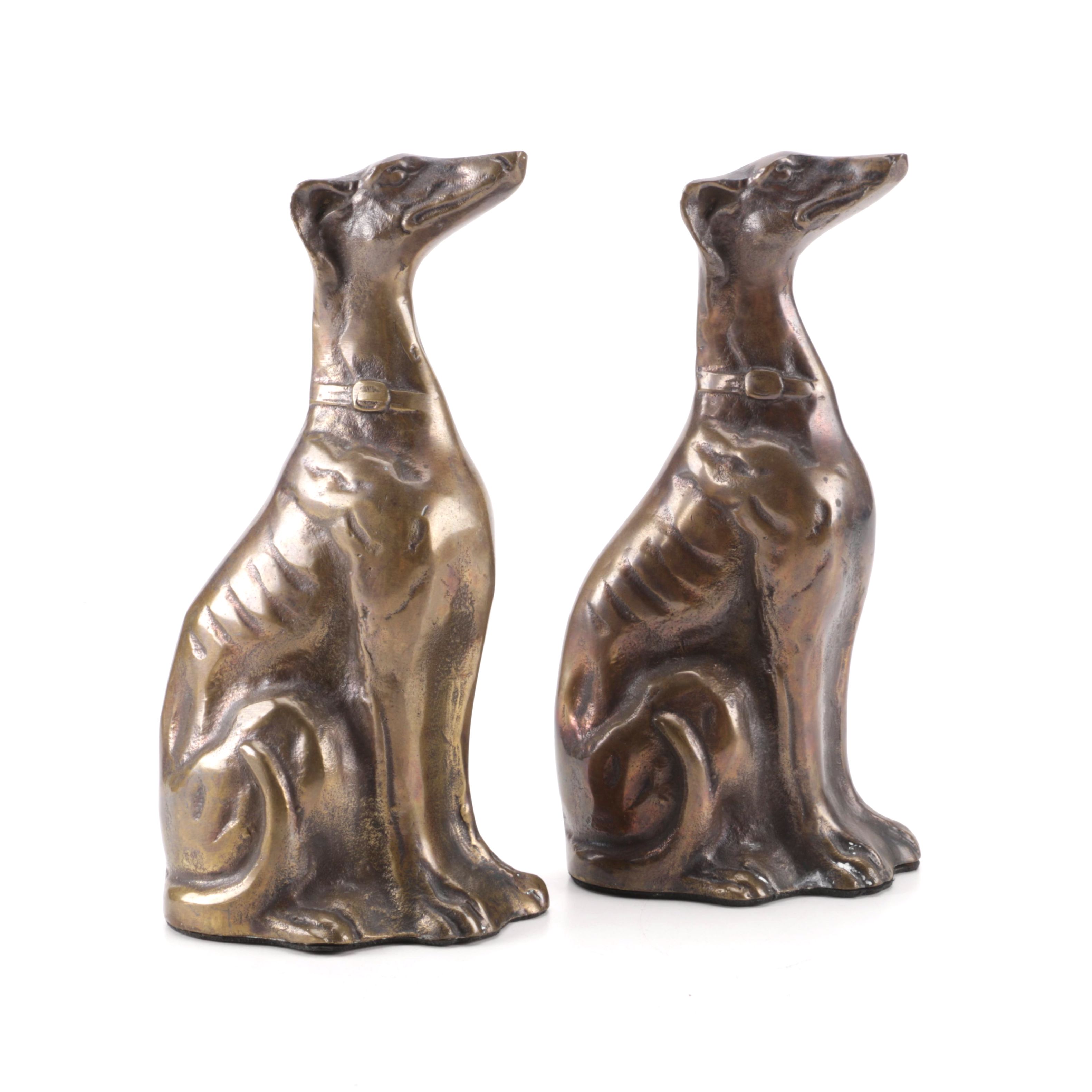Pair of Whippet Figurines