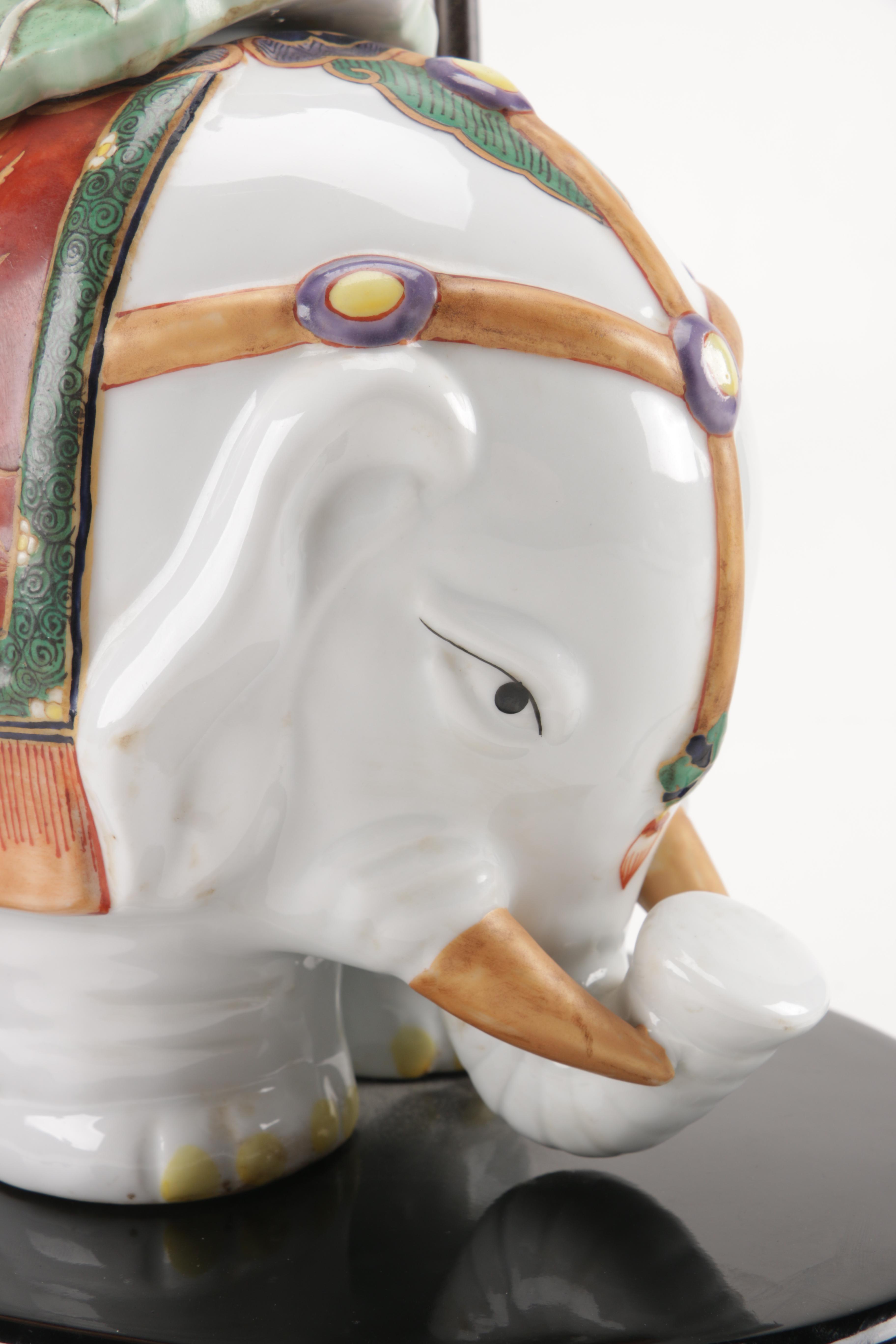 Ceramic Elephant Lamp