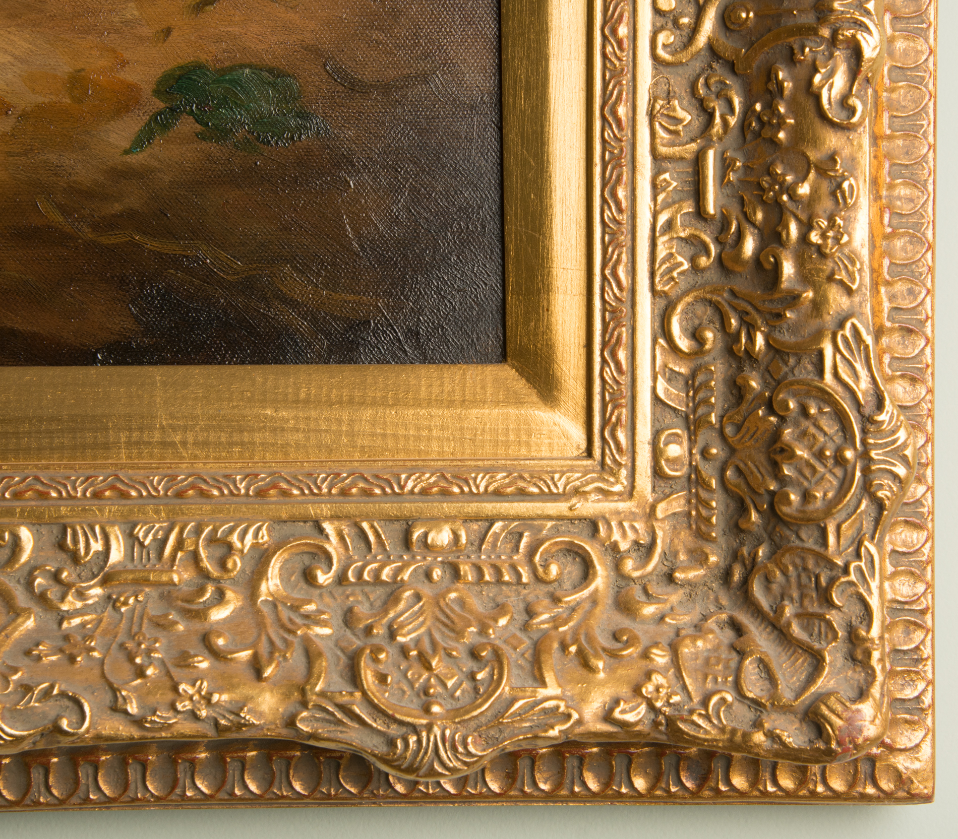 Oil Painting on Canvas of Rabbits