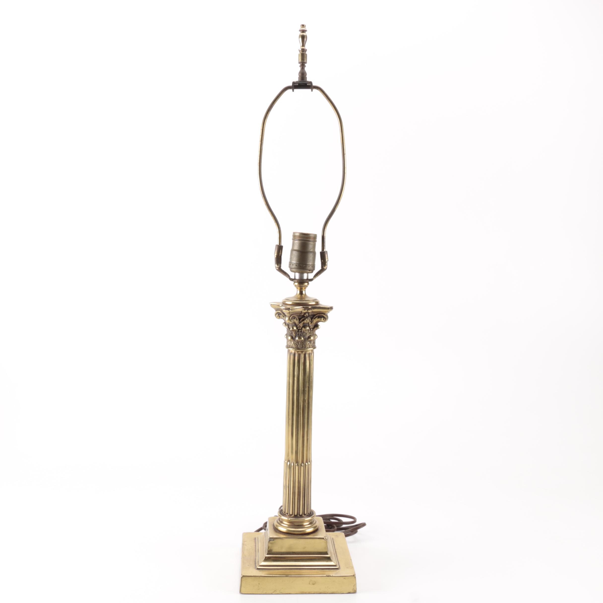 Corinthian Style Table Lamp
