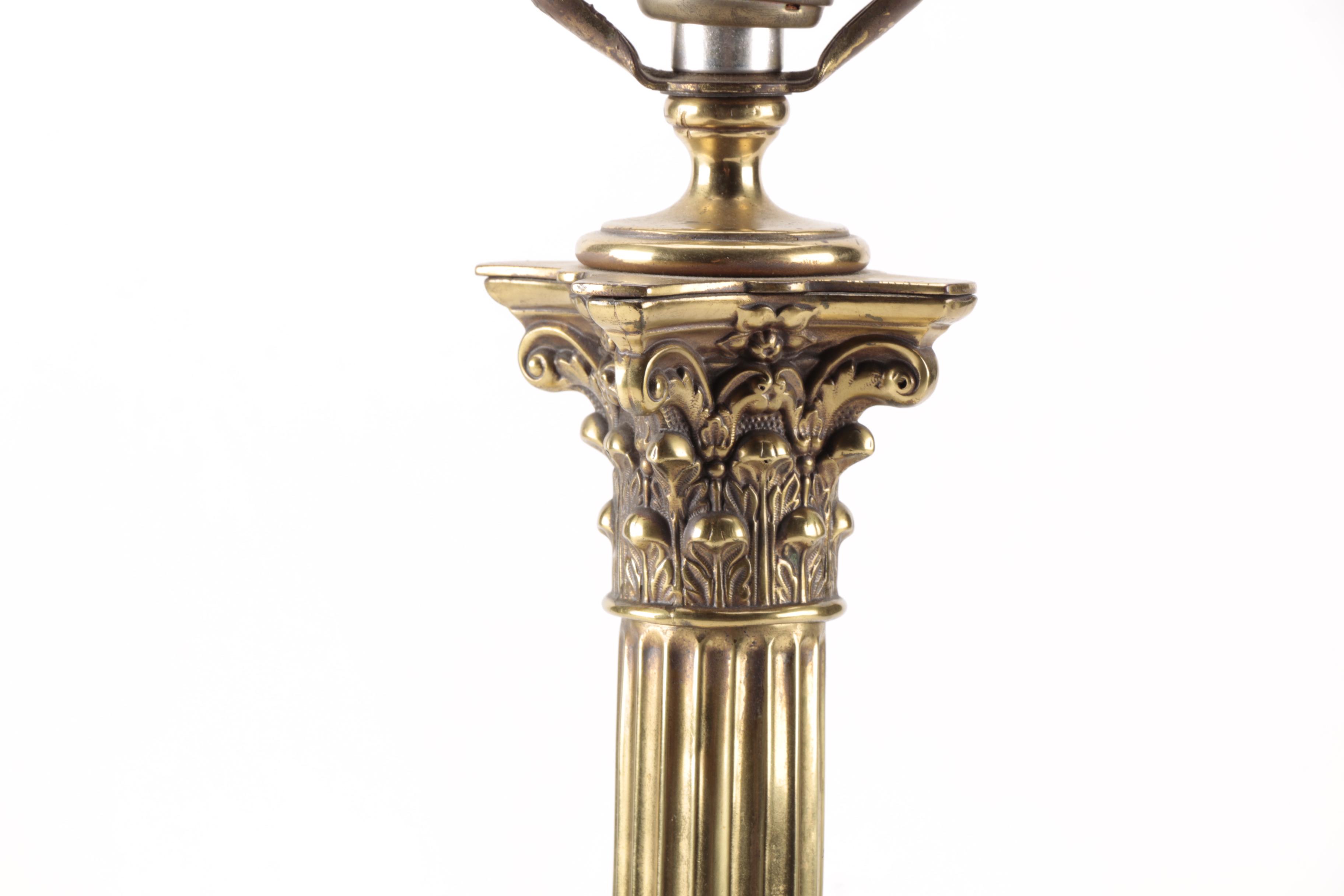 Corinthian Style Table Lamp