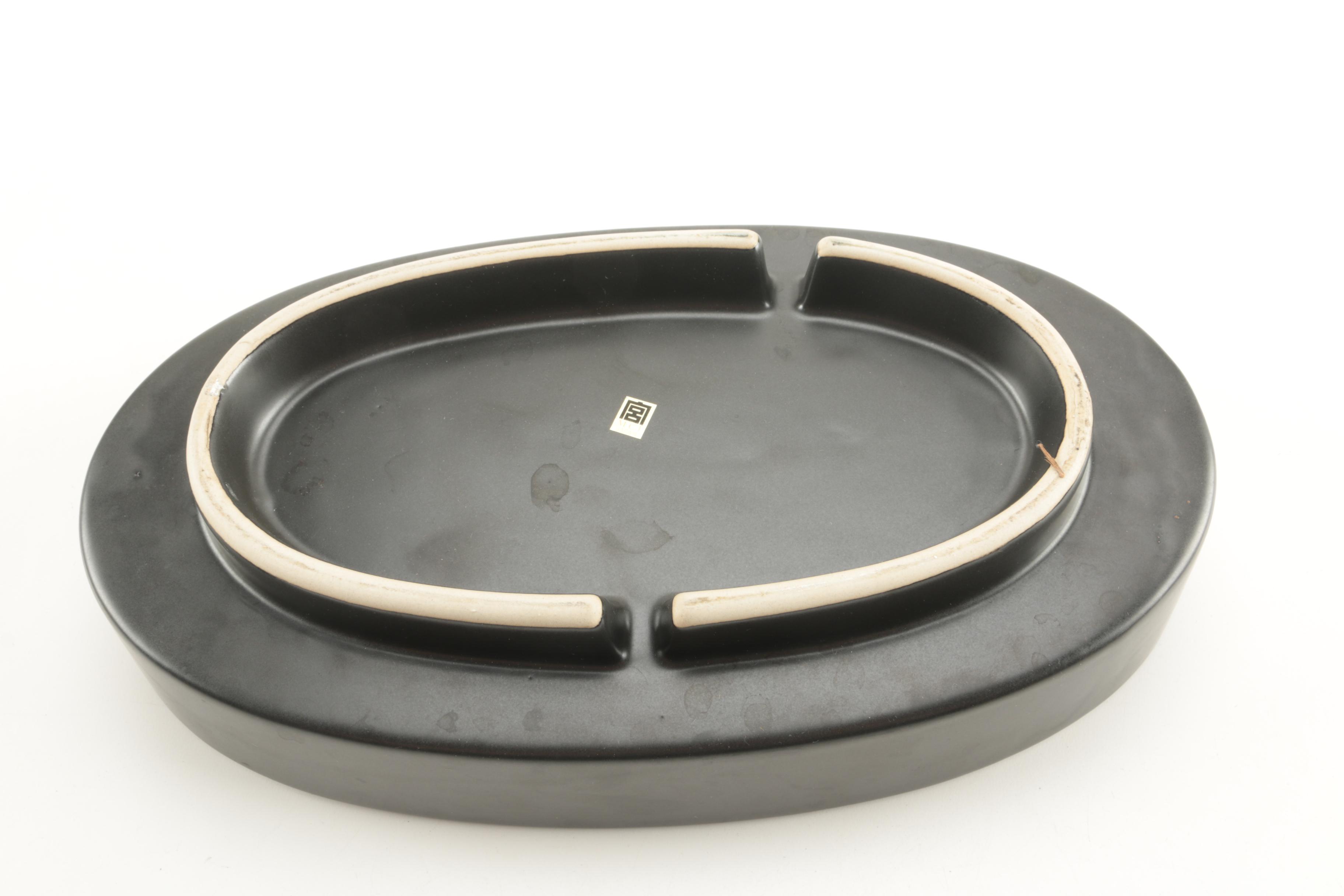 Dark Grey Decorative Bowls by MCI Japan