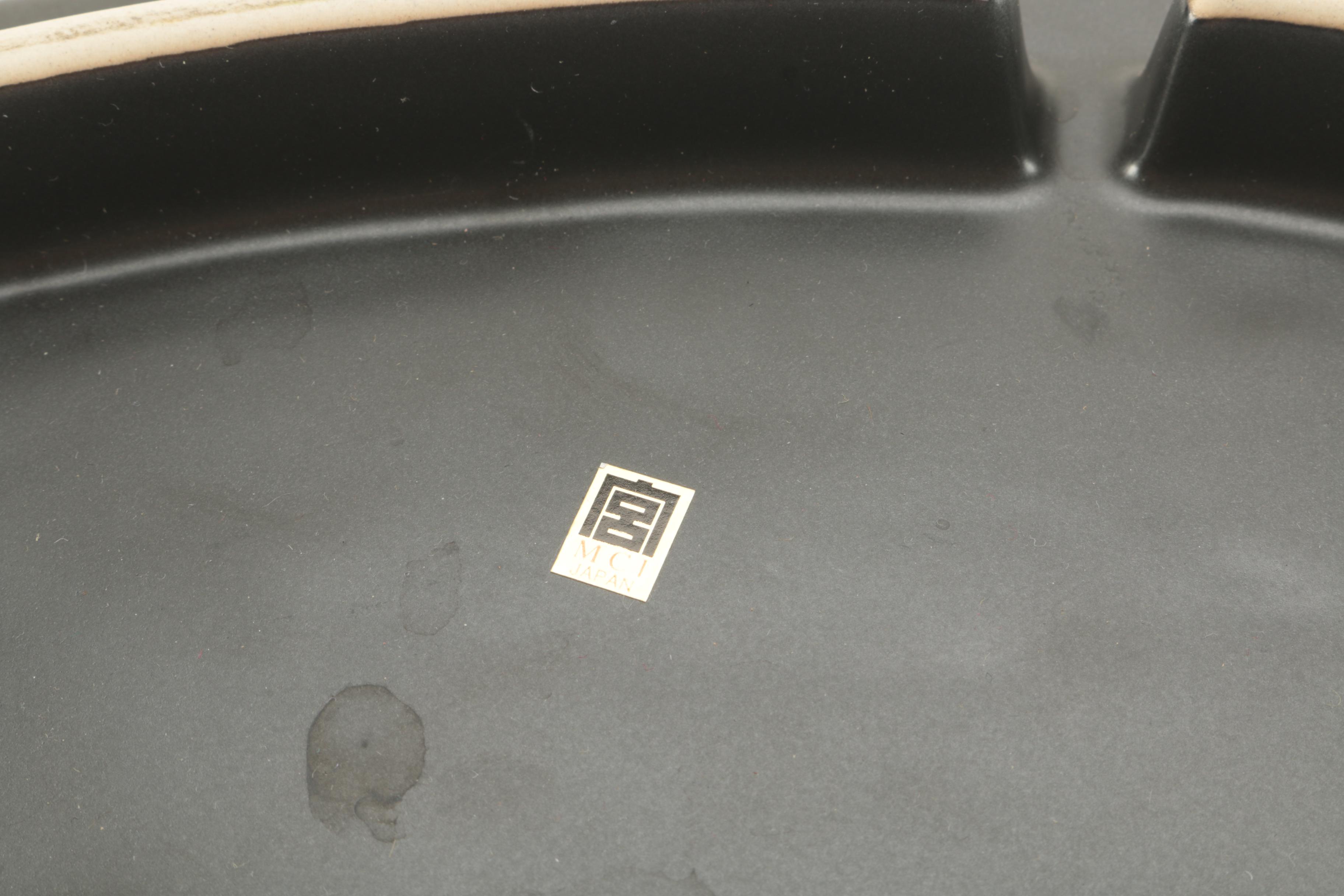 Dark Grey Decorative Bowls by MCI Japan