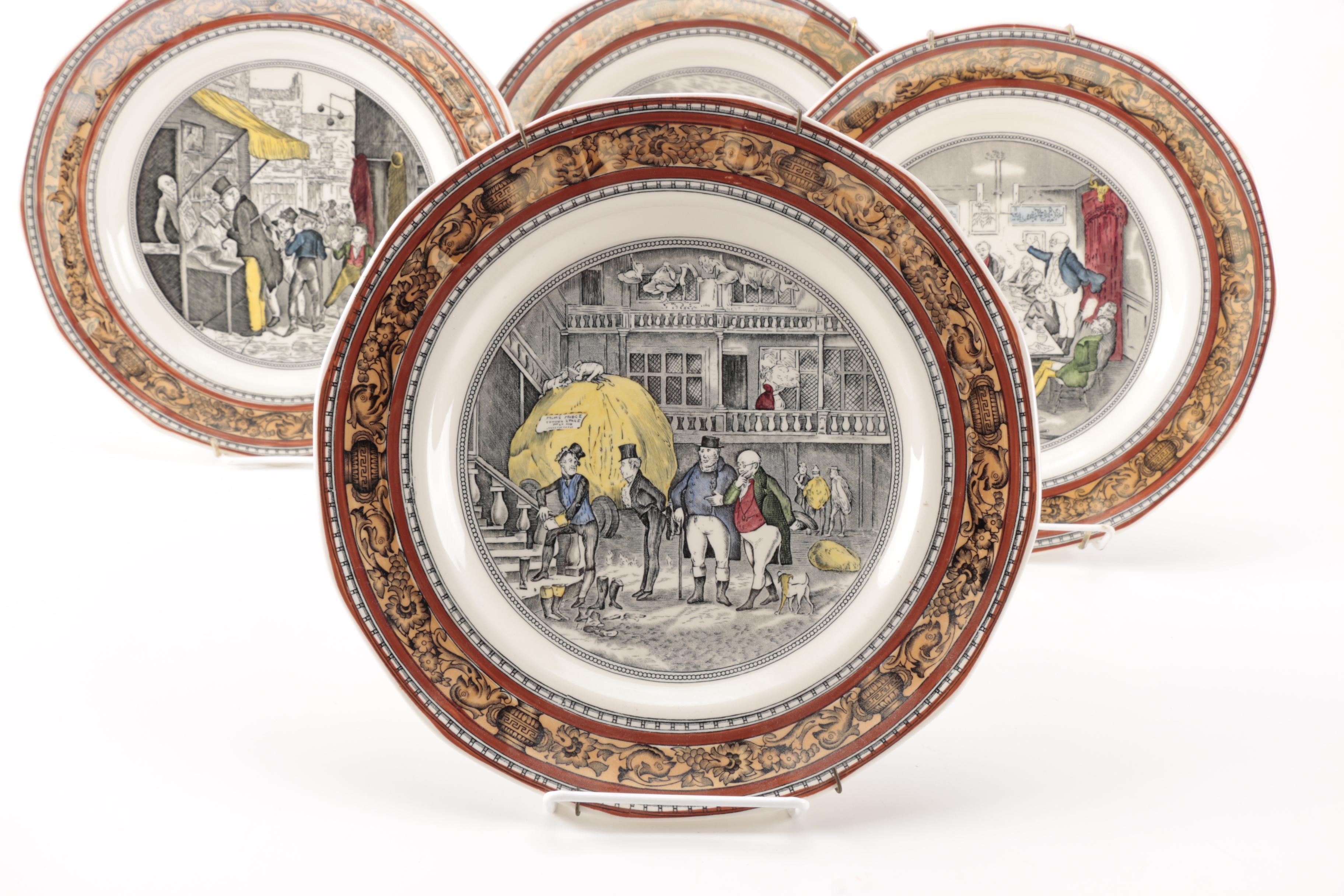Charles Dickens Ironstone Plates