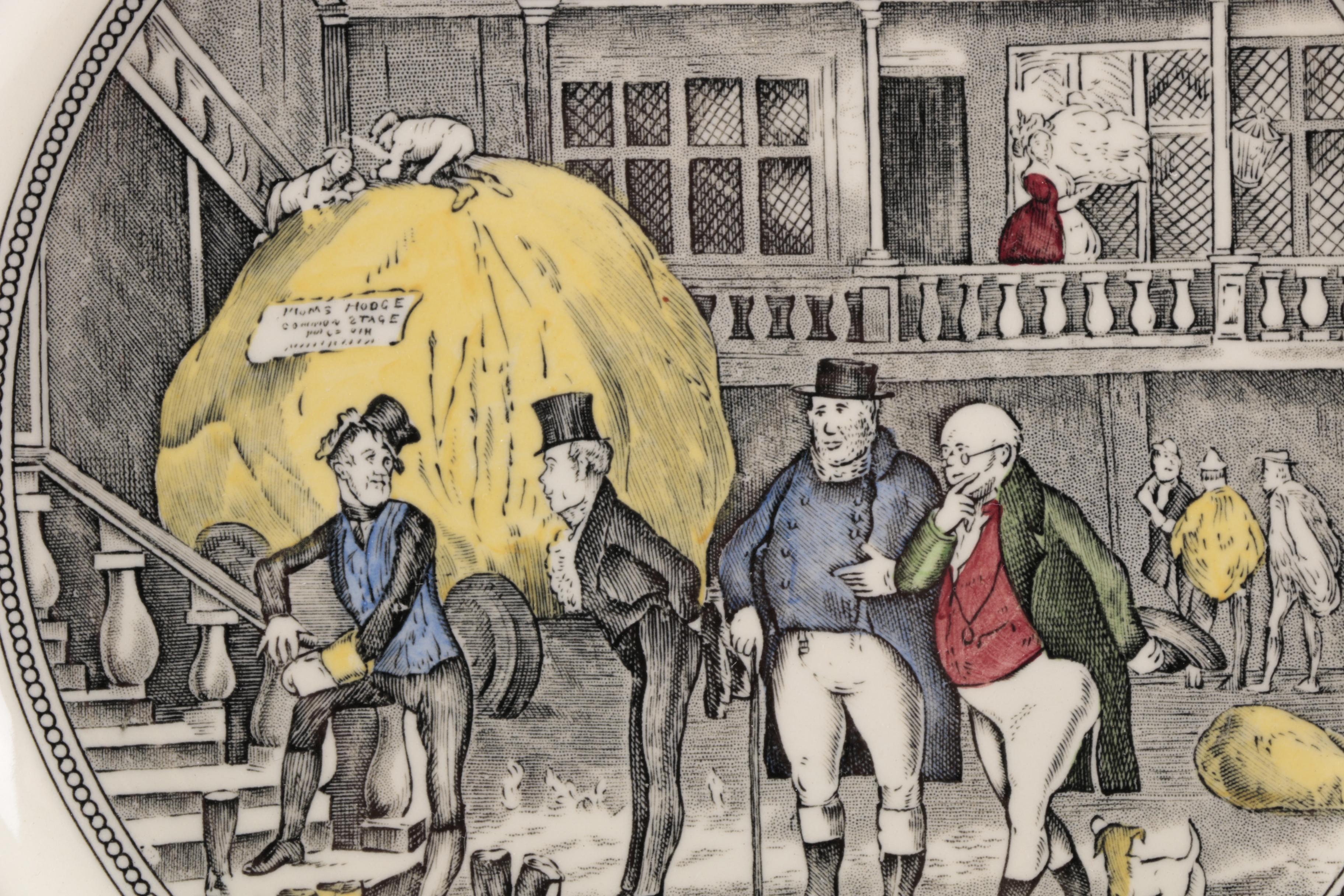 Charles Dickens Ironstone Plates