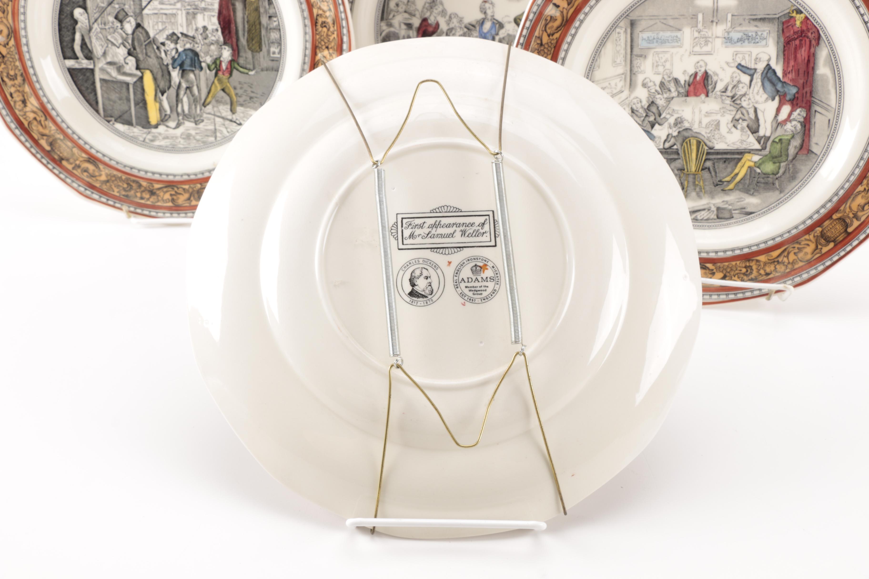 Charles Dickens Ironstone Plates