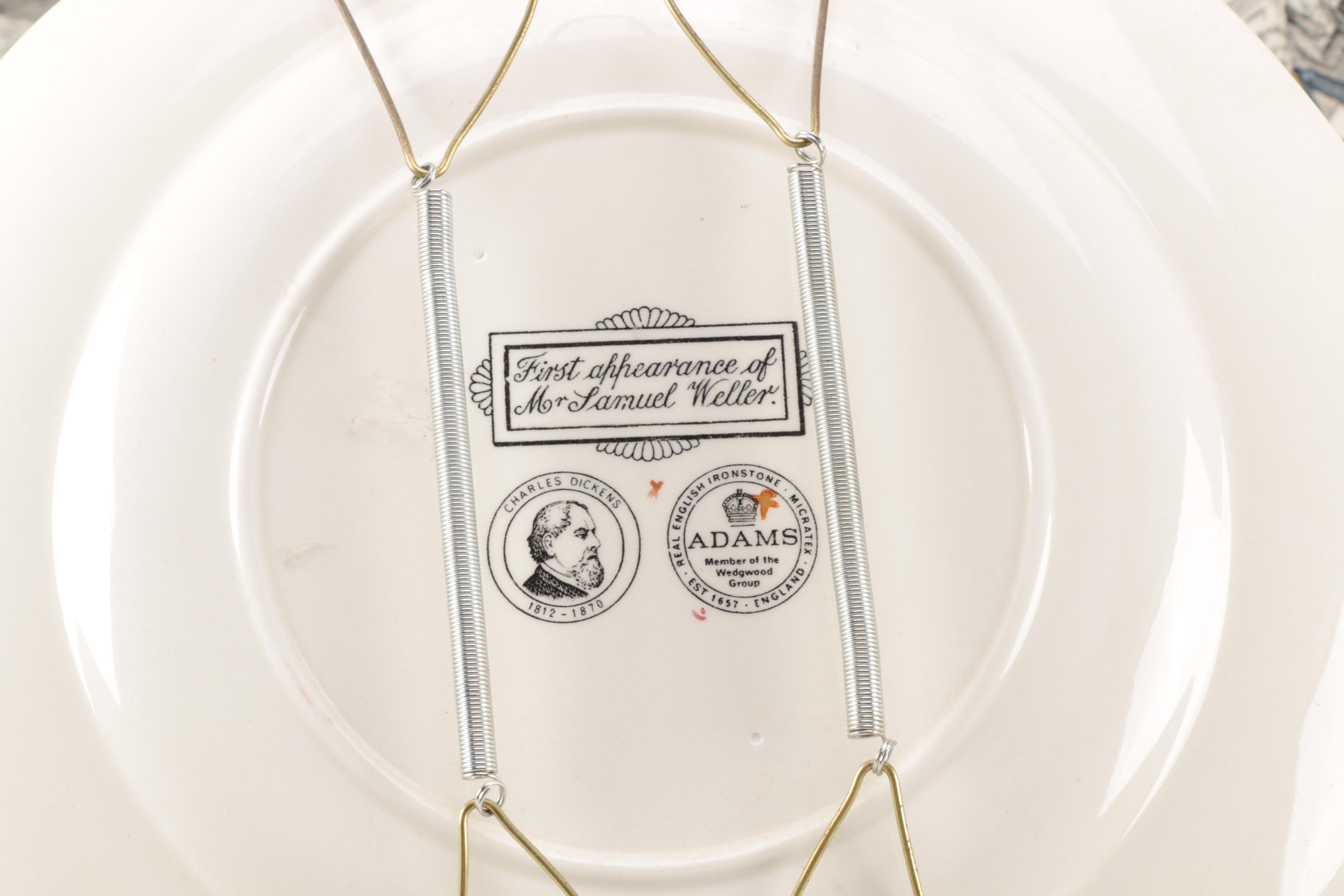 Charles Dickens Ironstone Plates