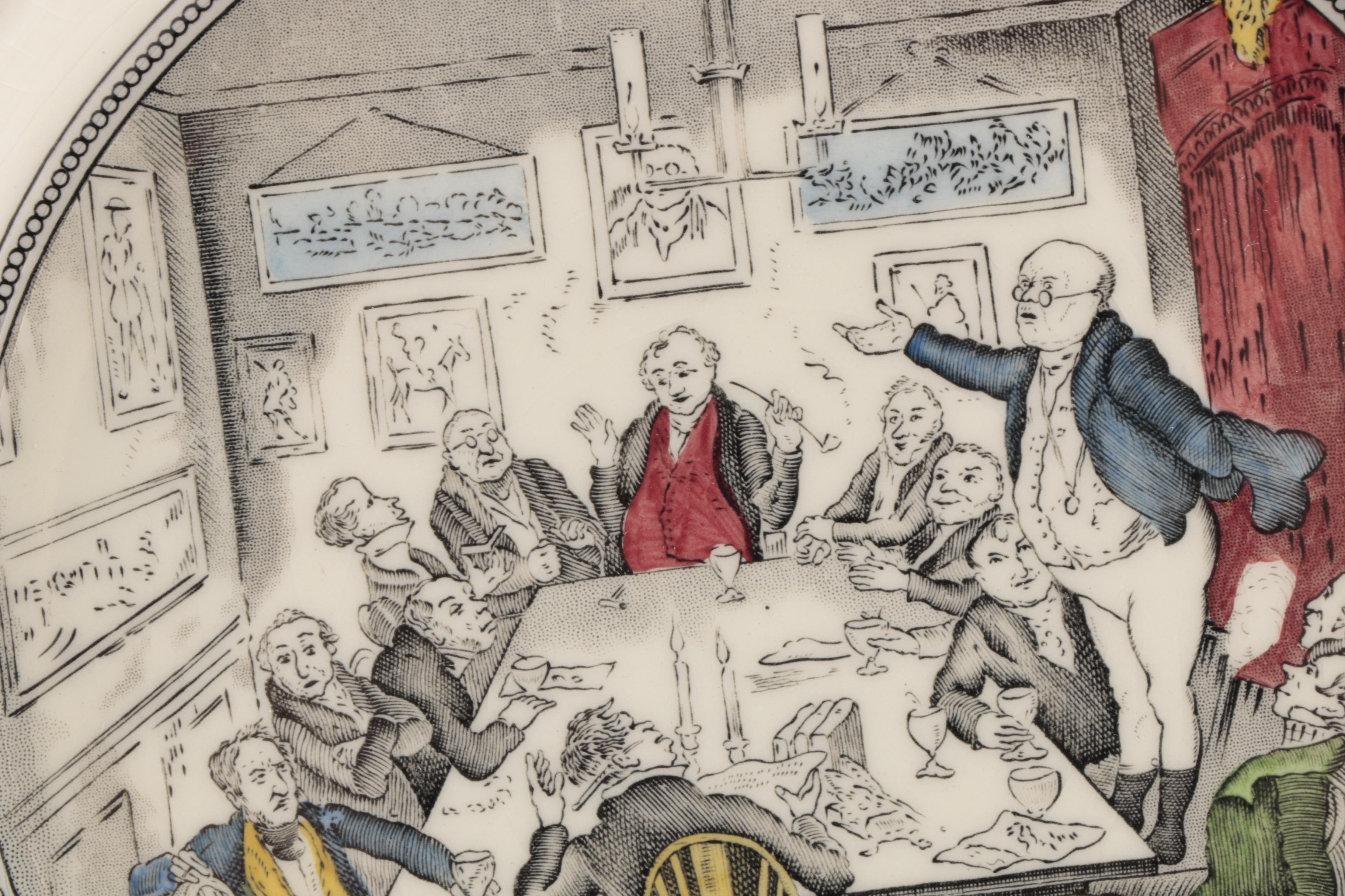 Charles Dickens Ironstone Plates