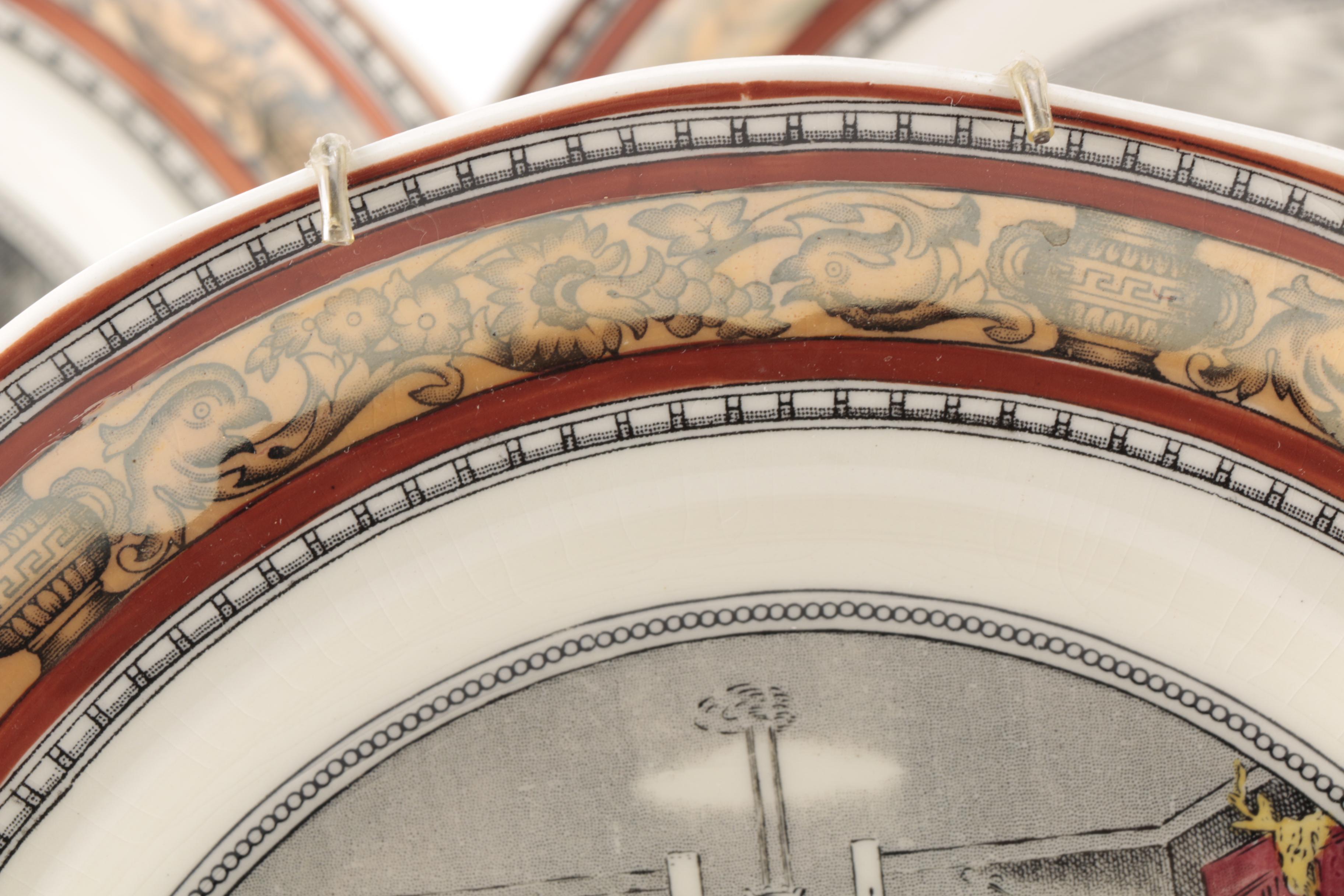 Charles Dickens Ironstone Plates