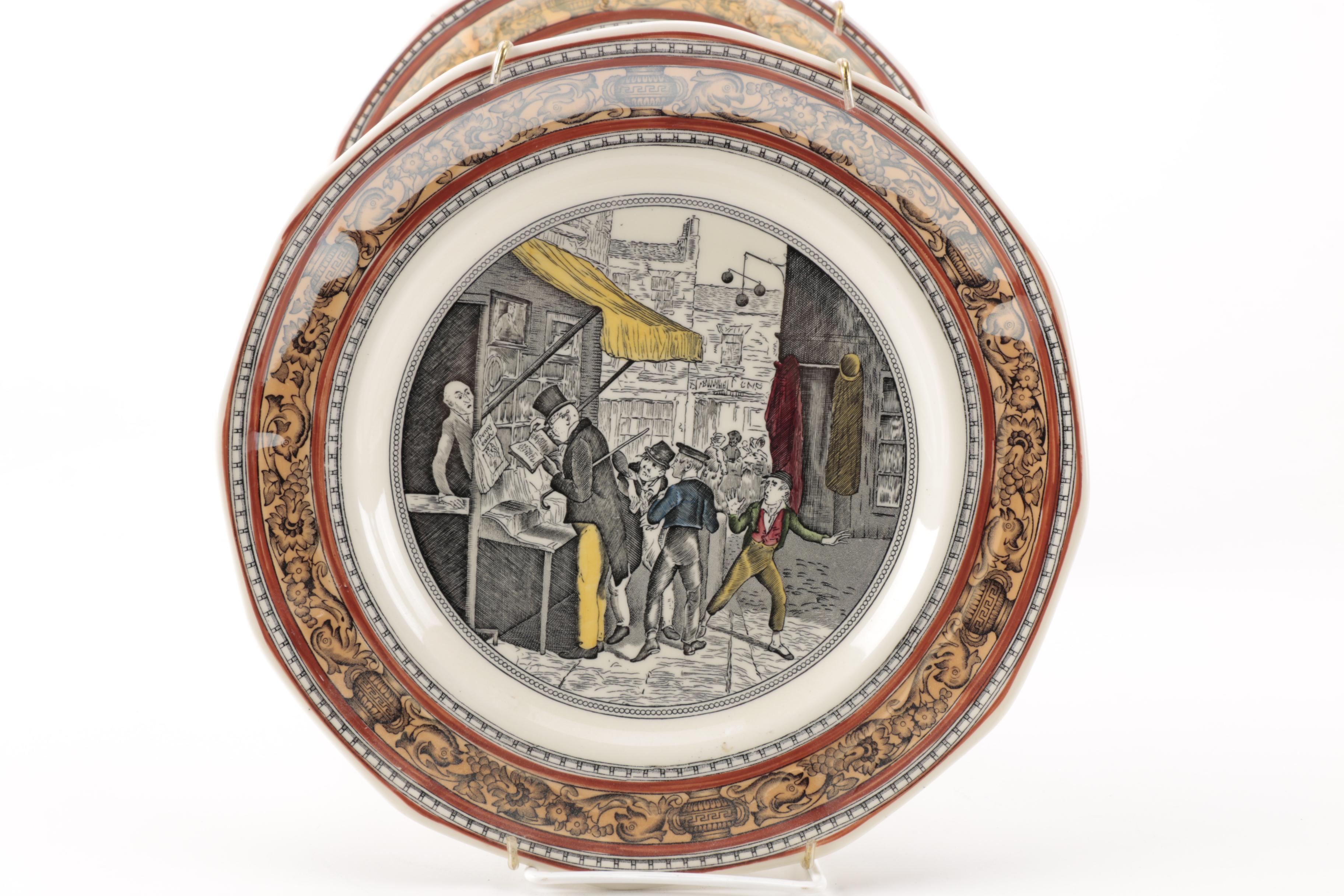 Charles Dickens Ironstone Plates