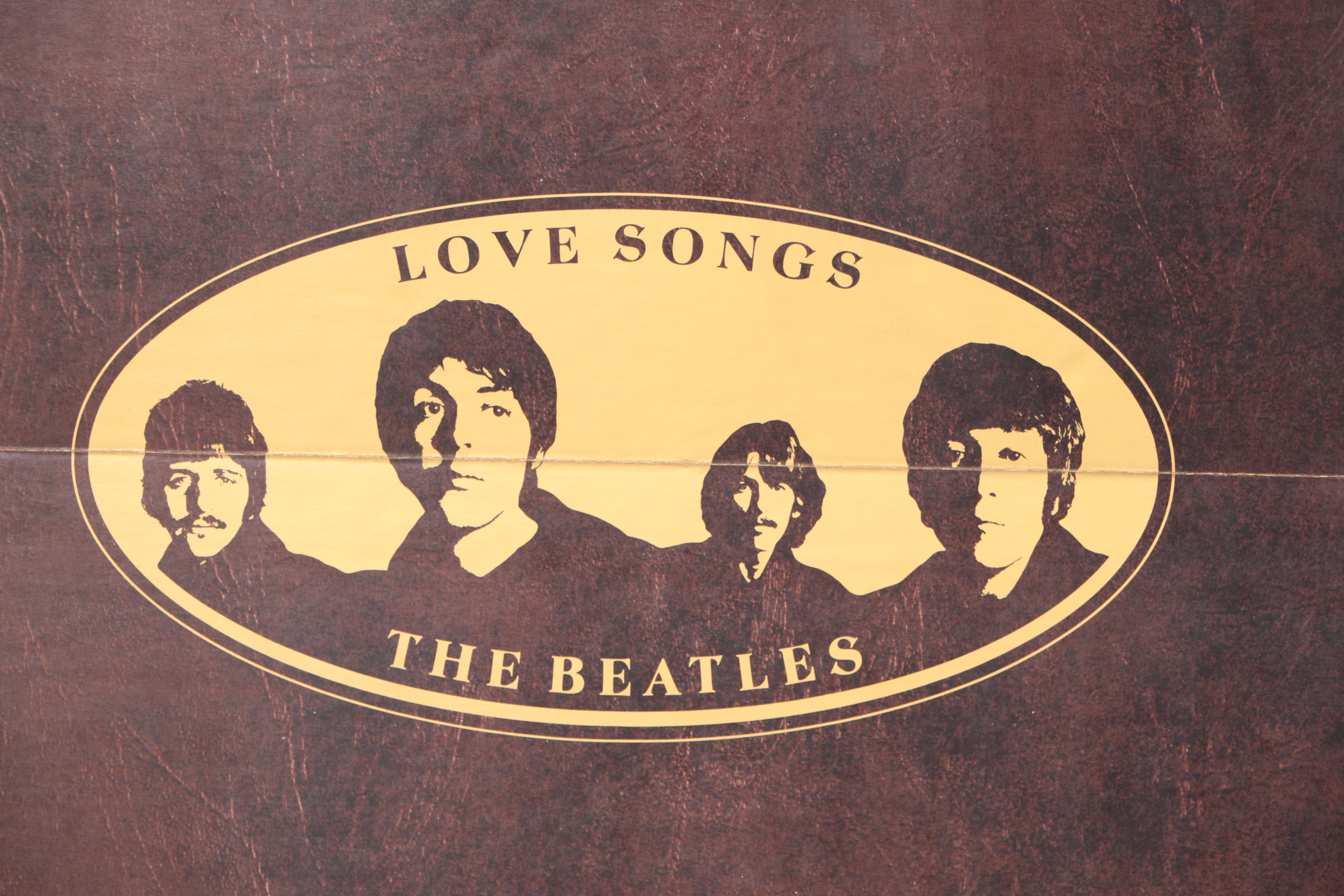 Record Store Promotional The Beatles "Love Songs" Album Cover