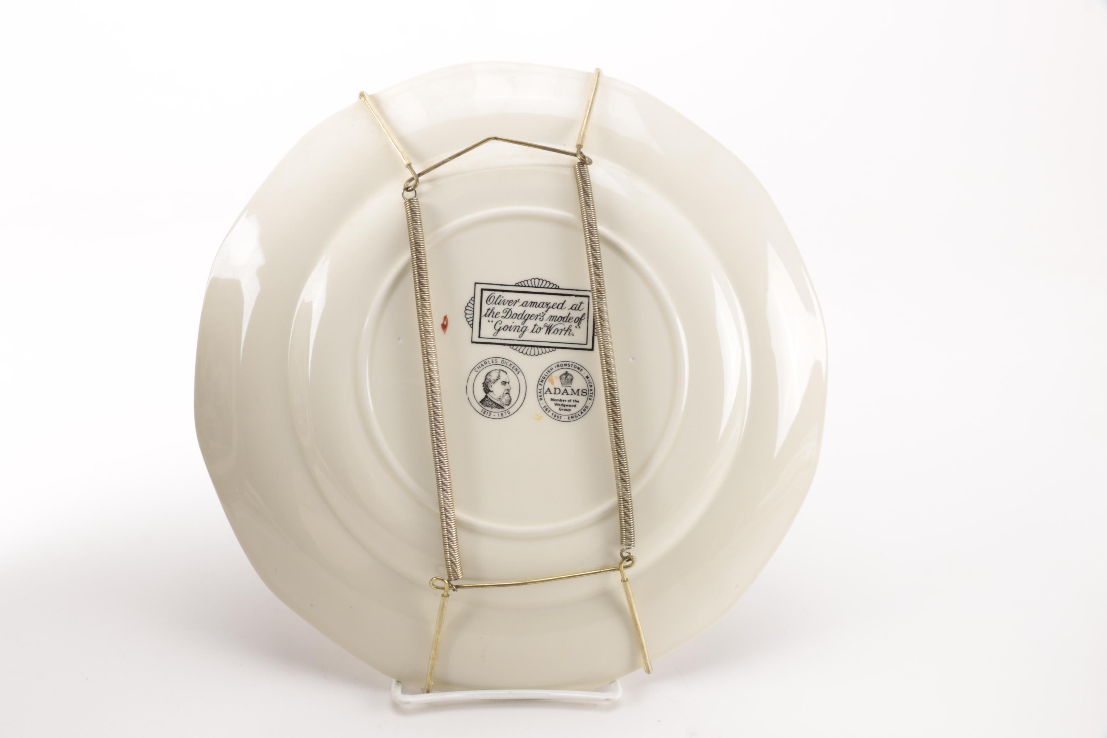 Charles Dickens Ironstone Plates