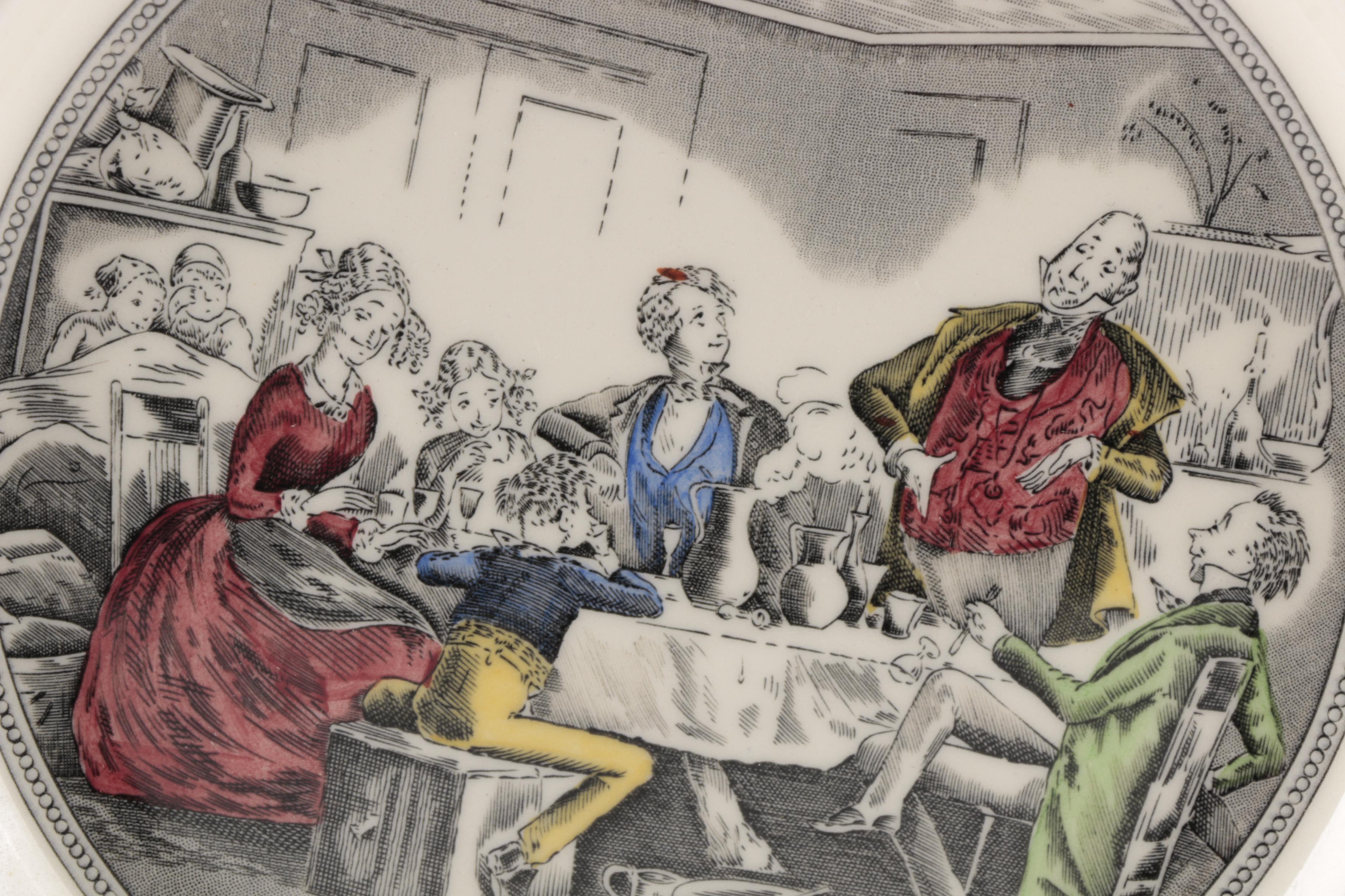 Charles Dickens Ironstone Plates