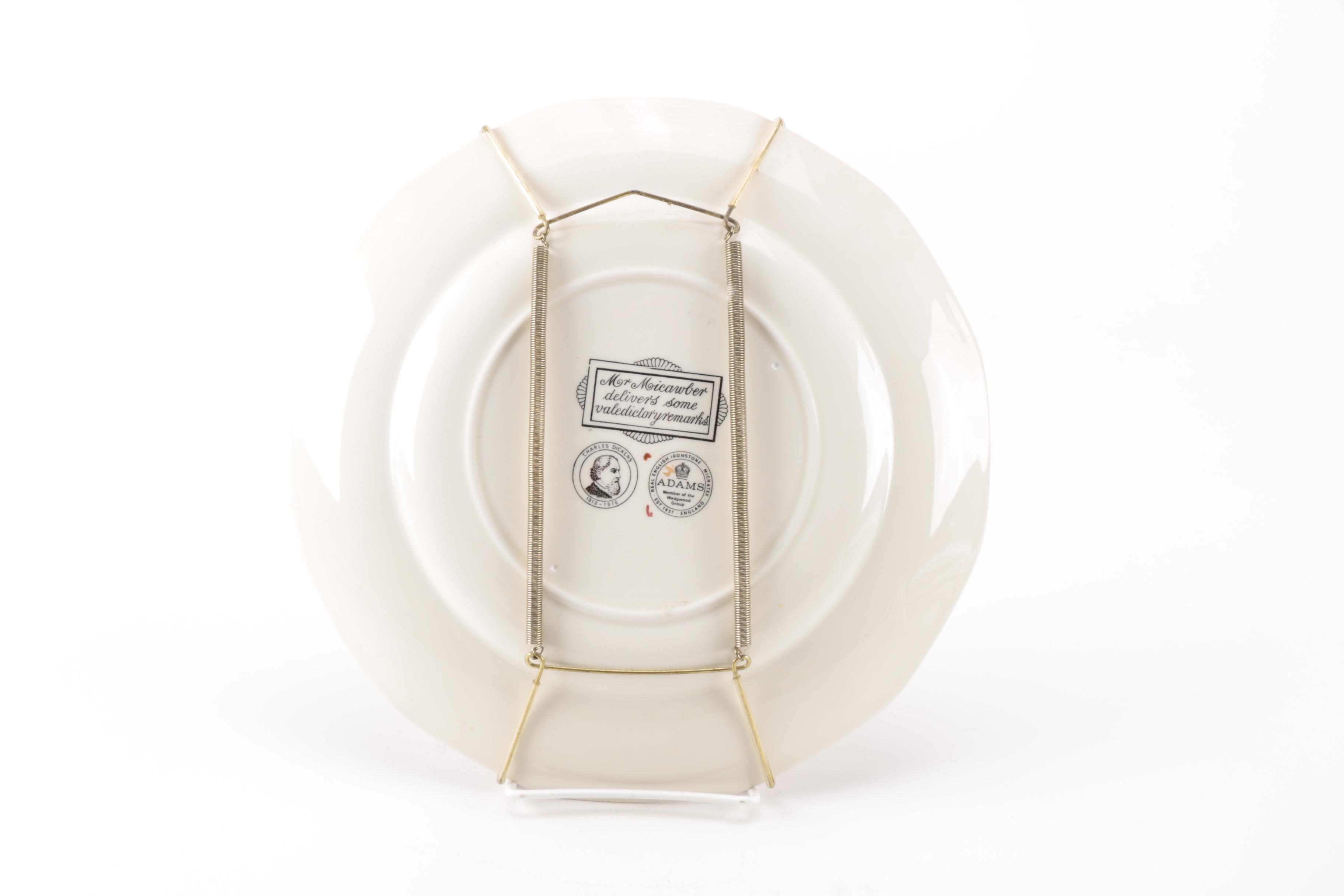 Charles Dickens Ironstone Plates