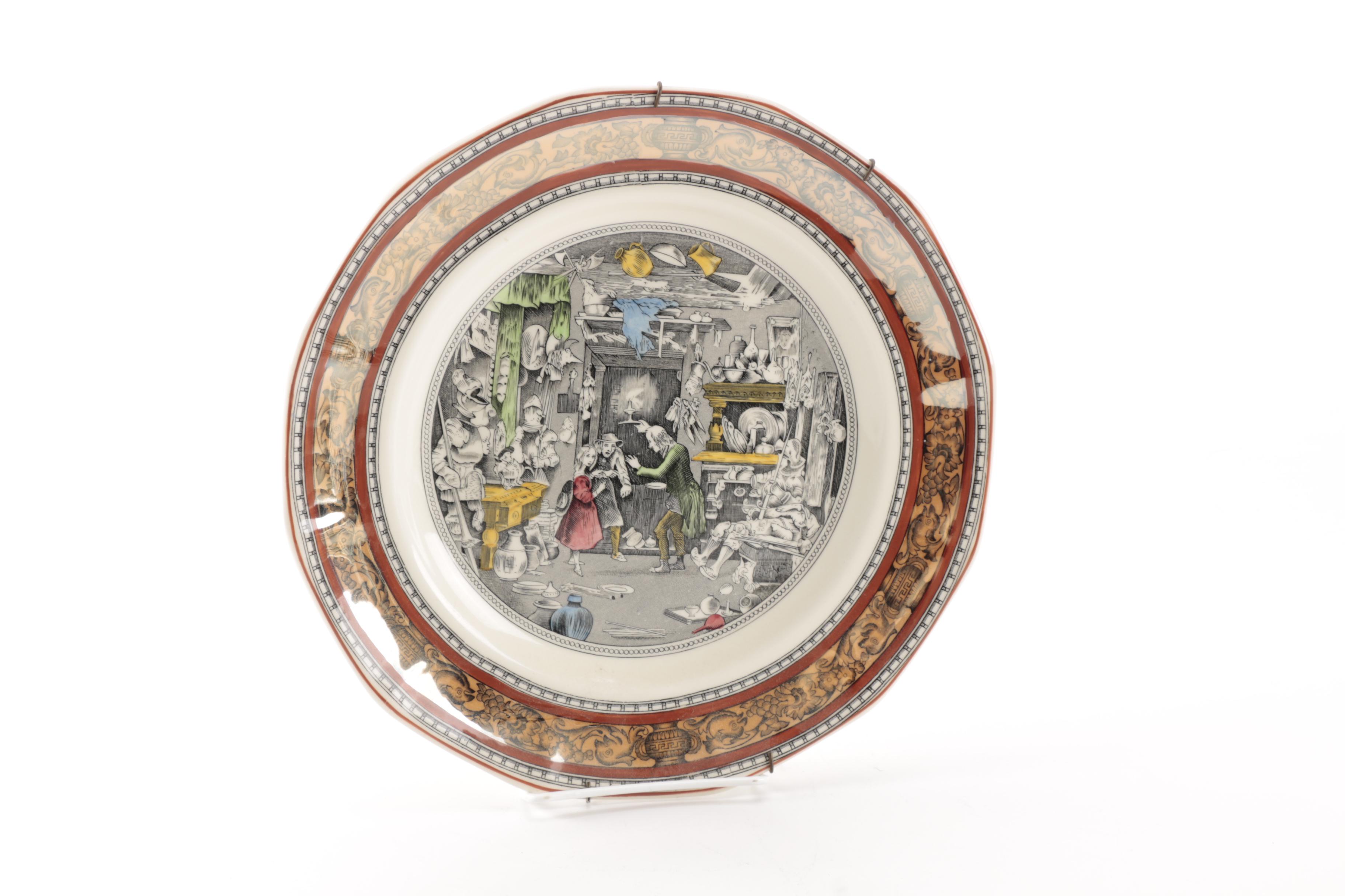 Charles Dickens Ironstone Plates