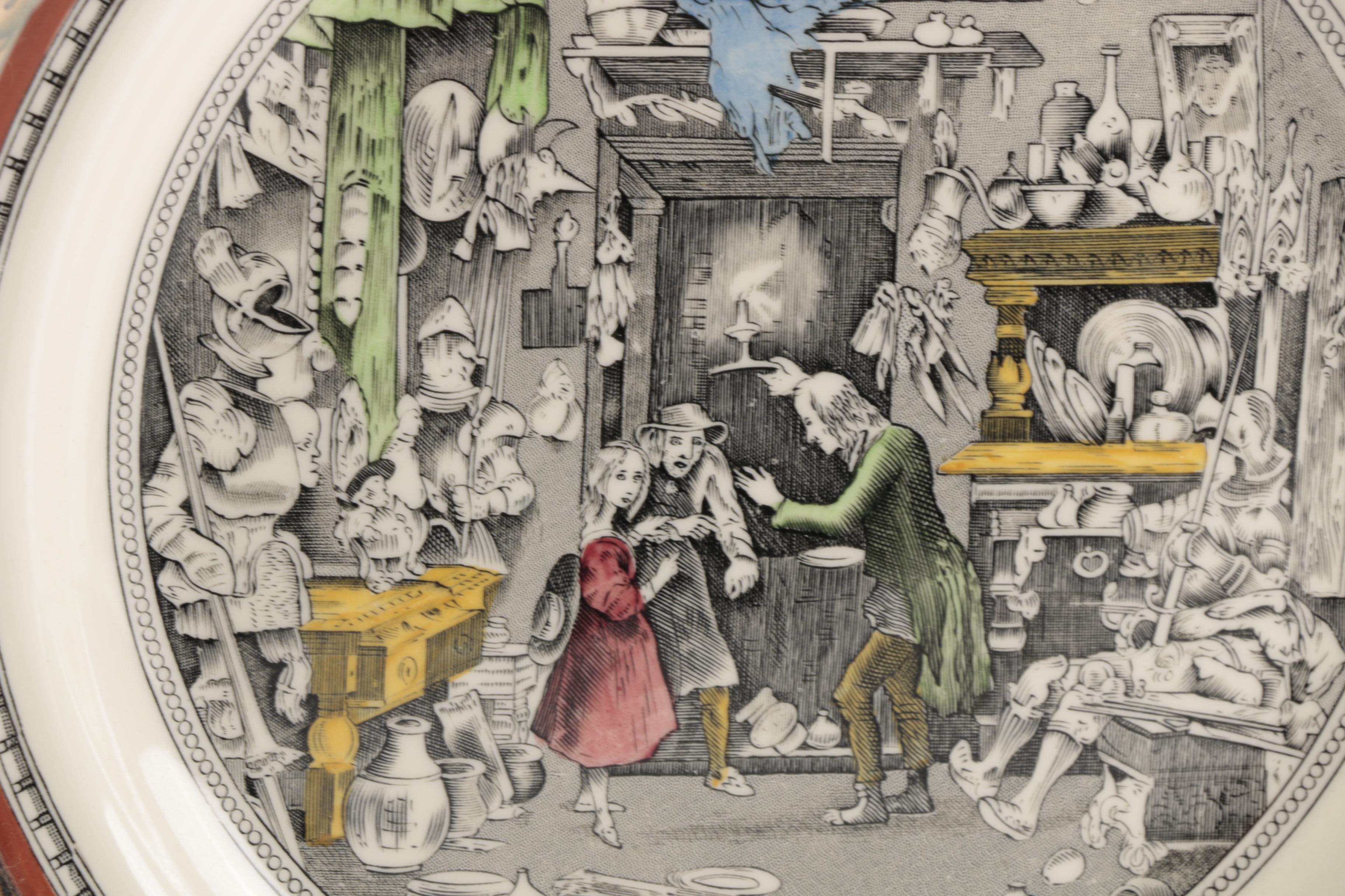 Charles Dickens Ironstone Plates