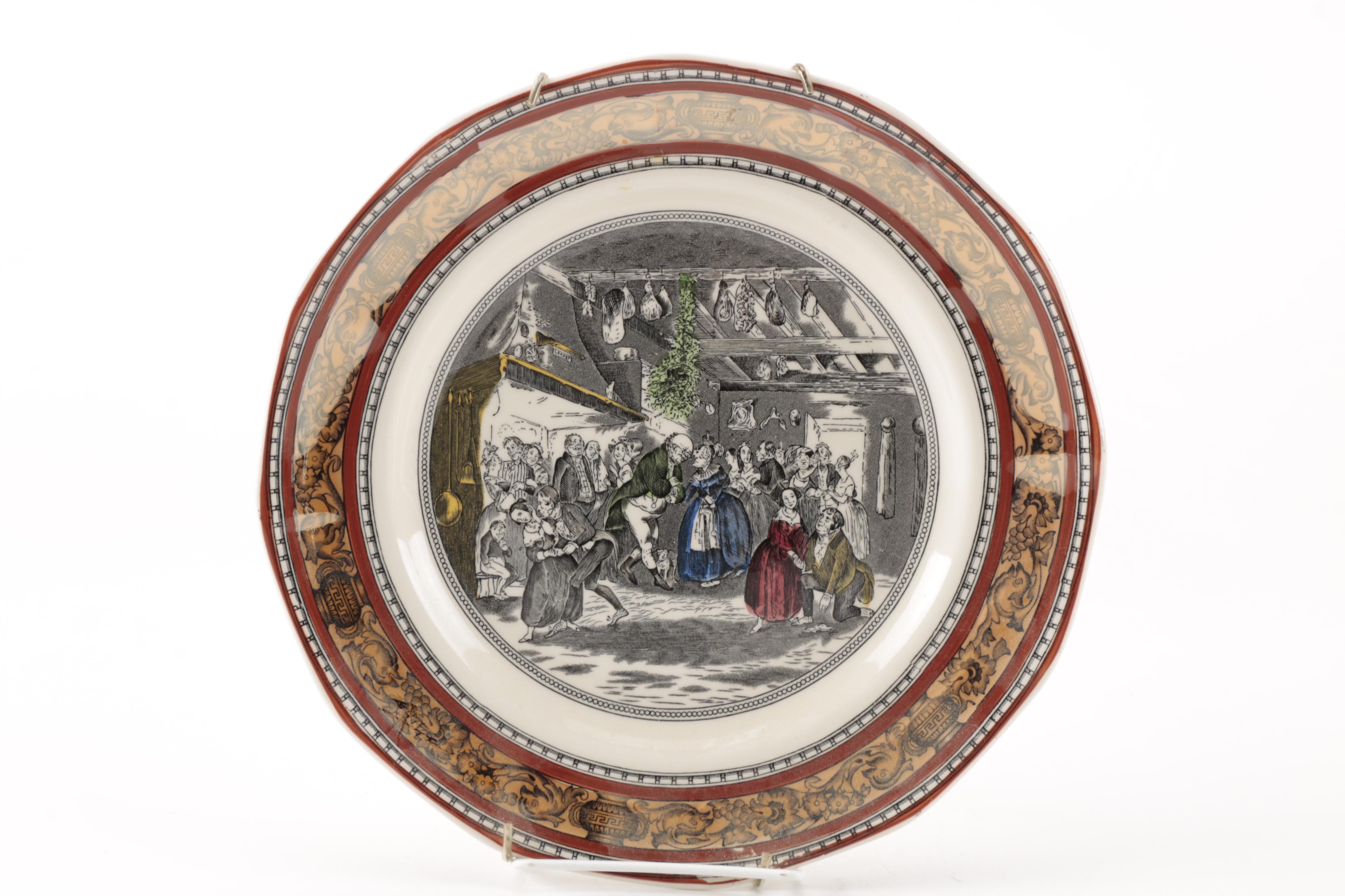 Charles Dickens Ironstone Plates
