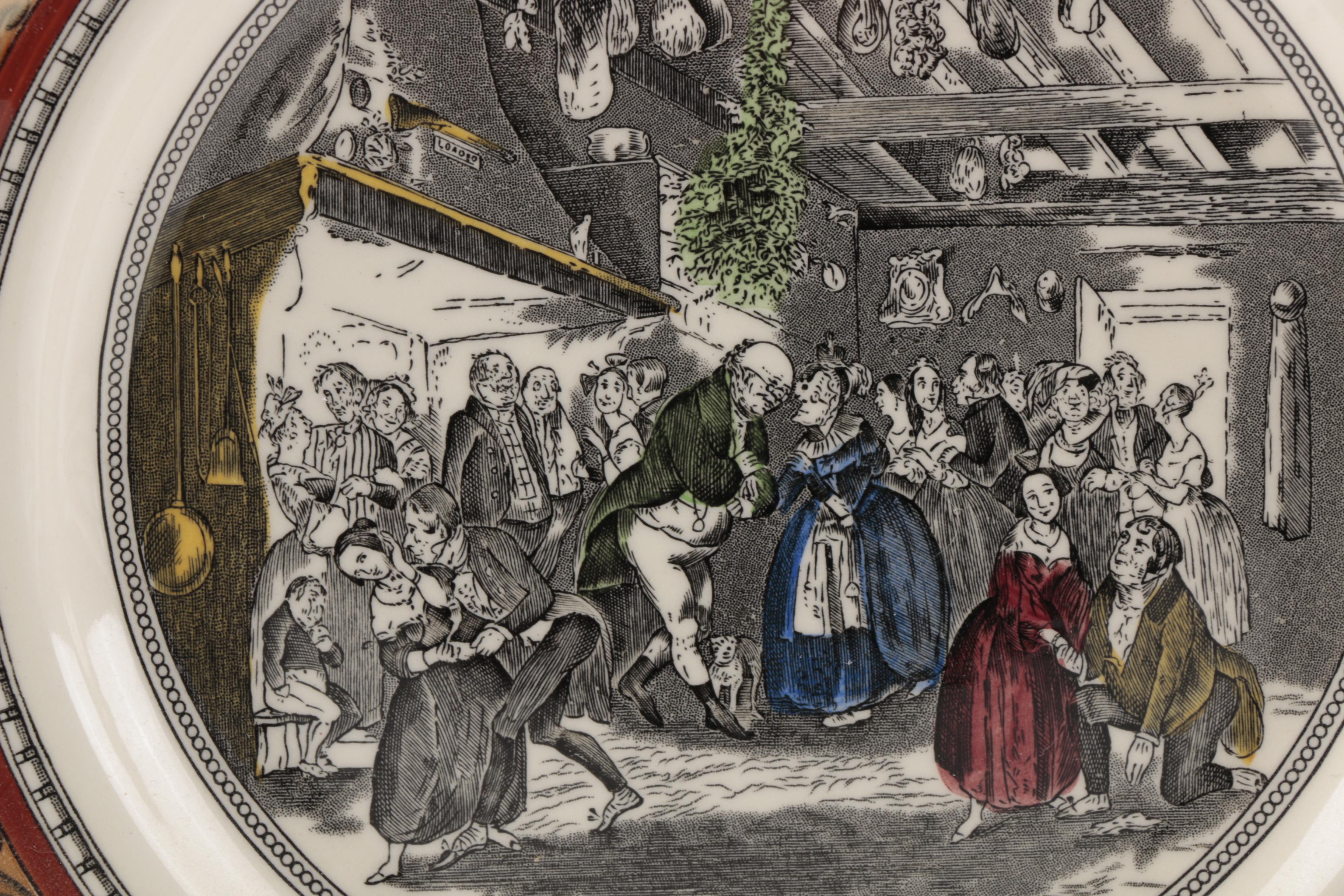 Charles Dickens Ironstone Plates
