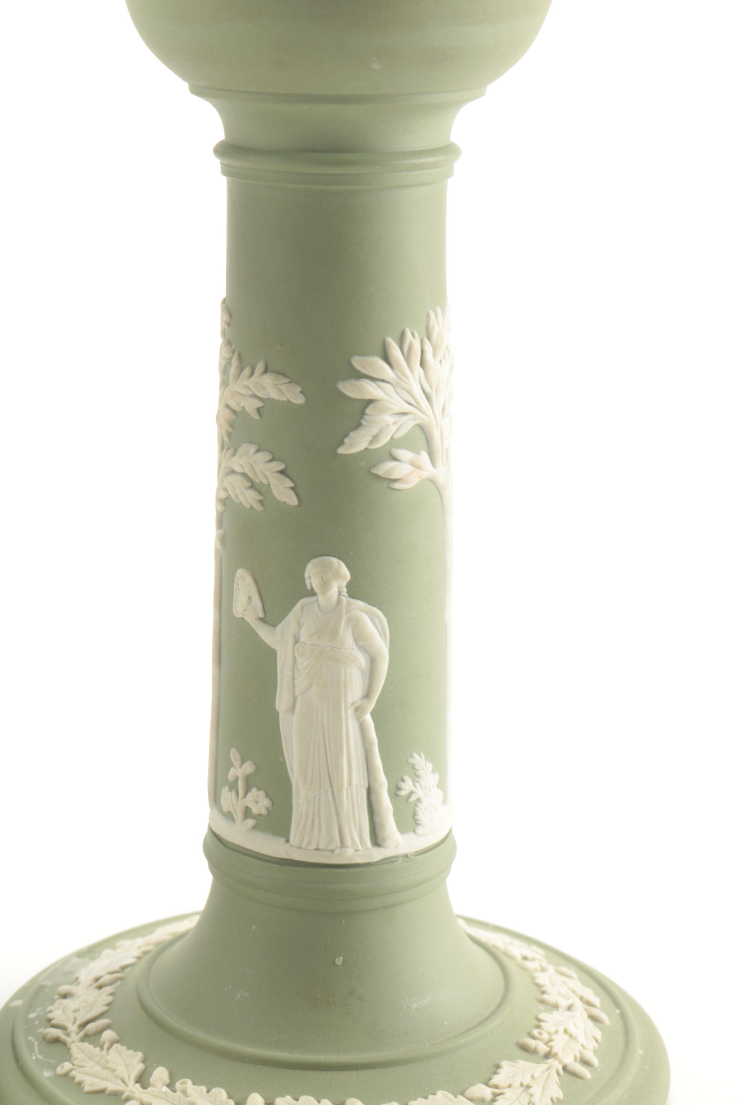 Vintage Green Wedgwood Jasper Tableware