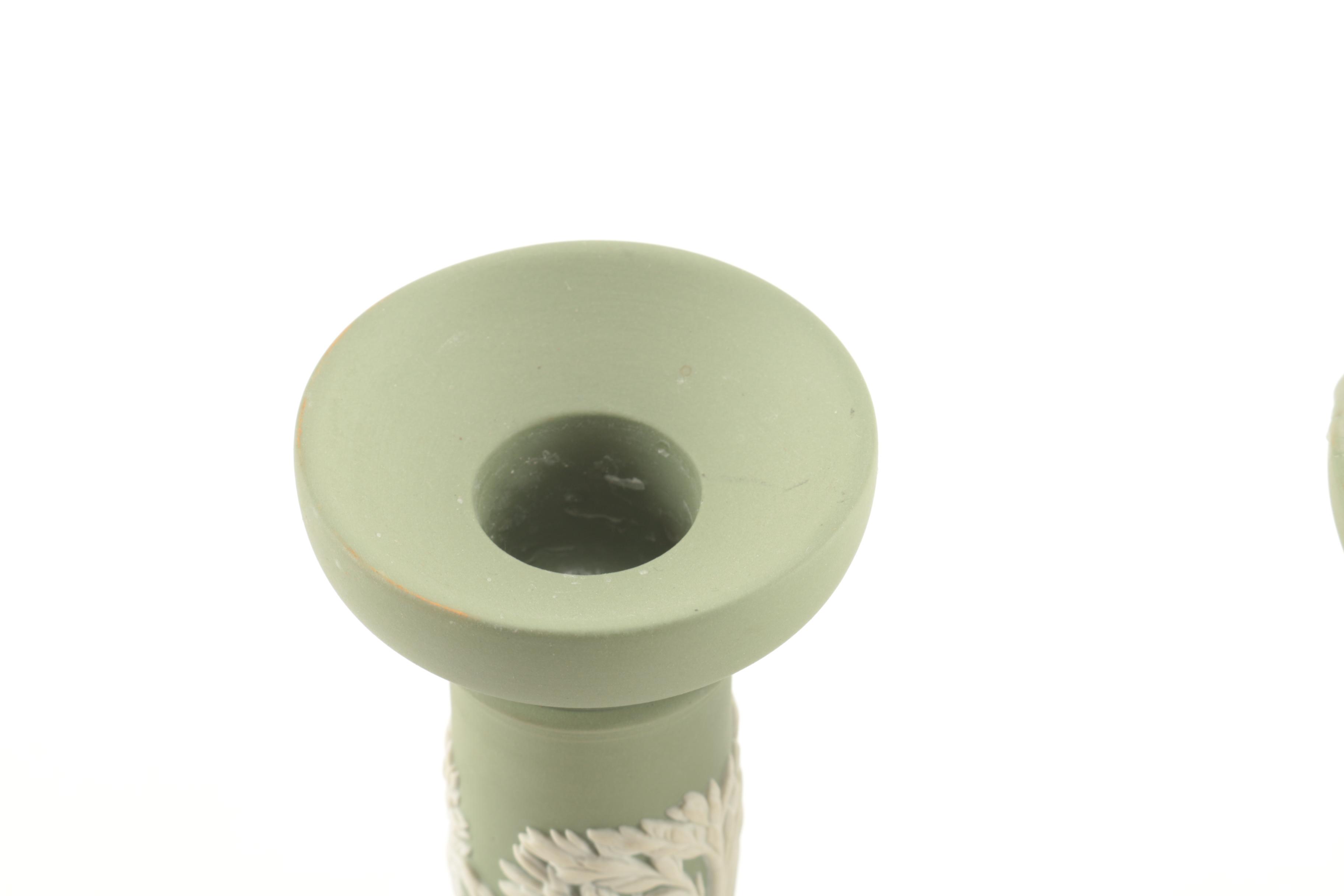 Vintage Green Wedgwood Jasper Tableware