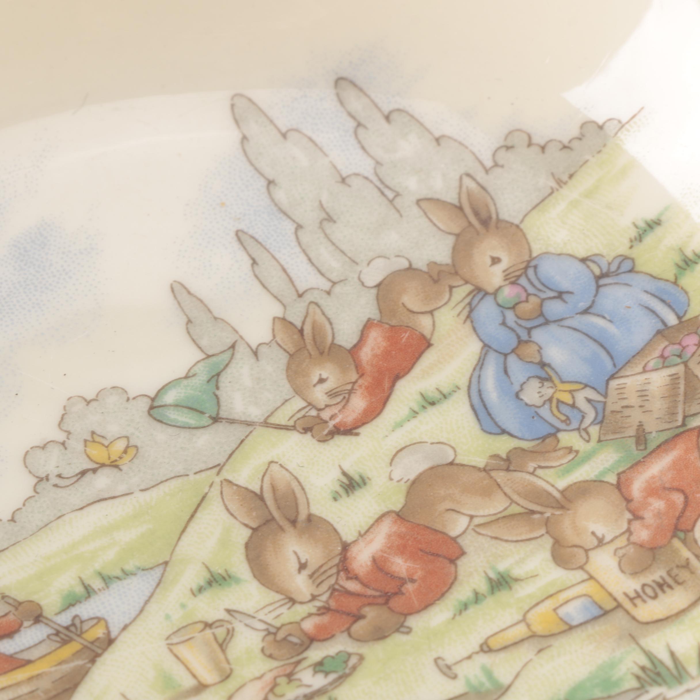 Vintage Royal Doulton "Bunnykins"  Children's Tableware