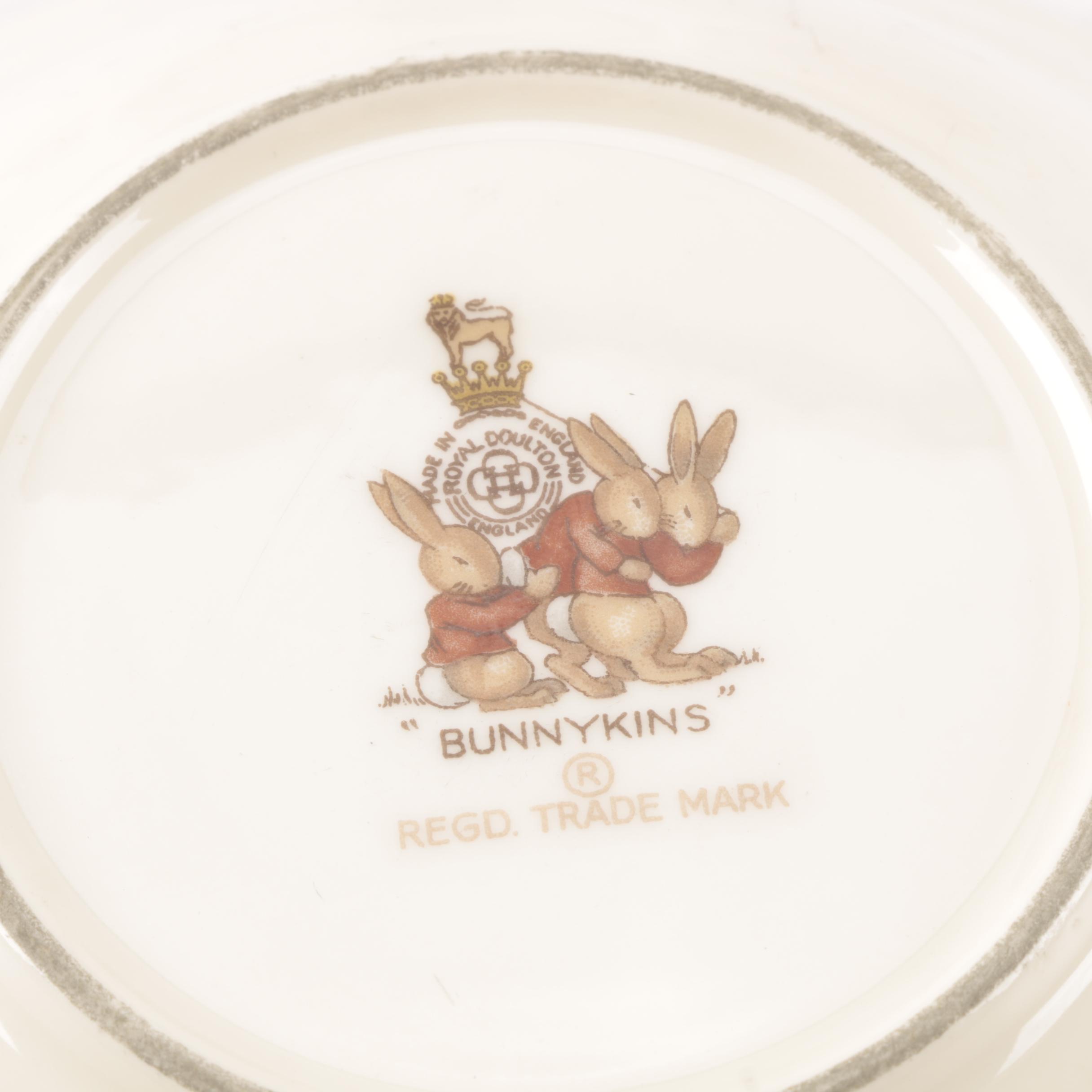 Vintage Royal Doulton "Bunnykins"  Children's Tableware