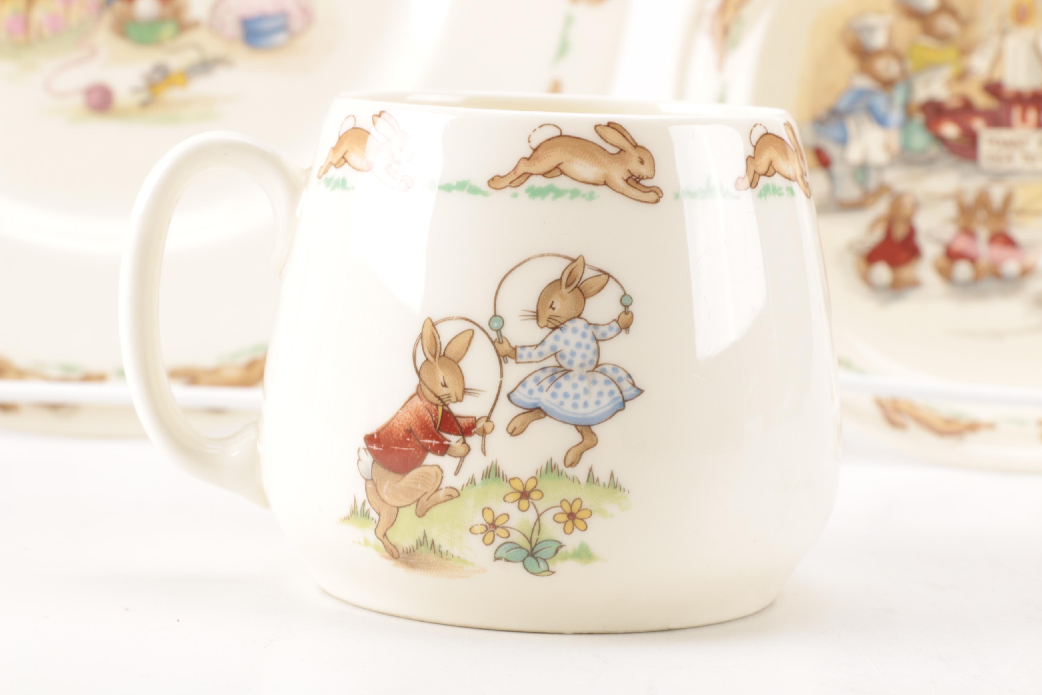Vintage Royal Doulton "Bunnykins"  Children's Tableware
