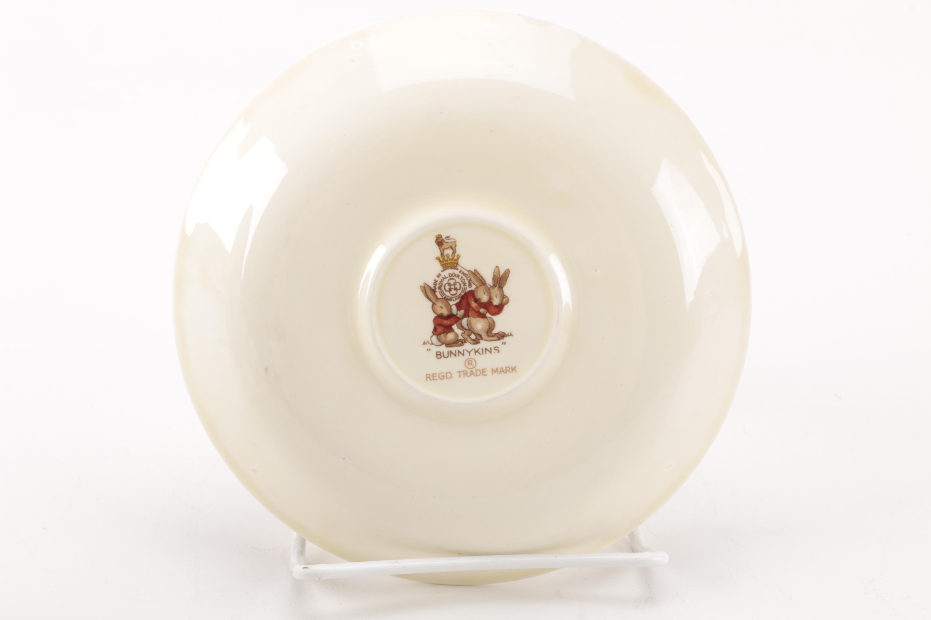 Vintage Royal Doulton "Bunnykins"  Children's Tableware