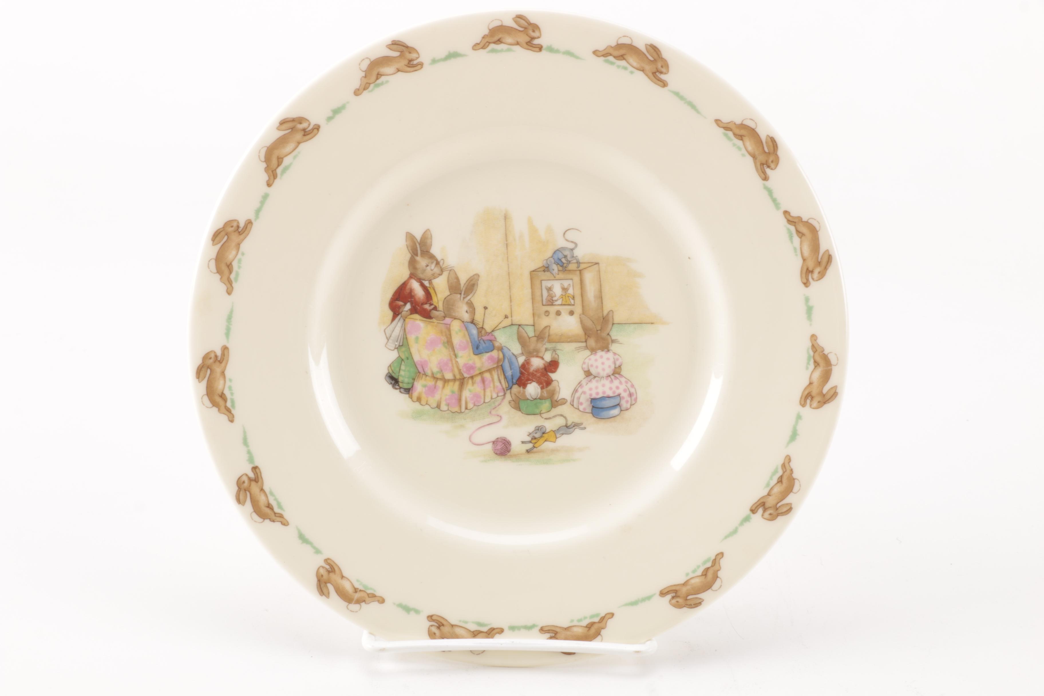 Vintage Royal Doulton "Bunnykins"  Children's Tableware