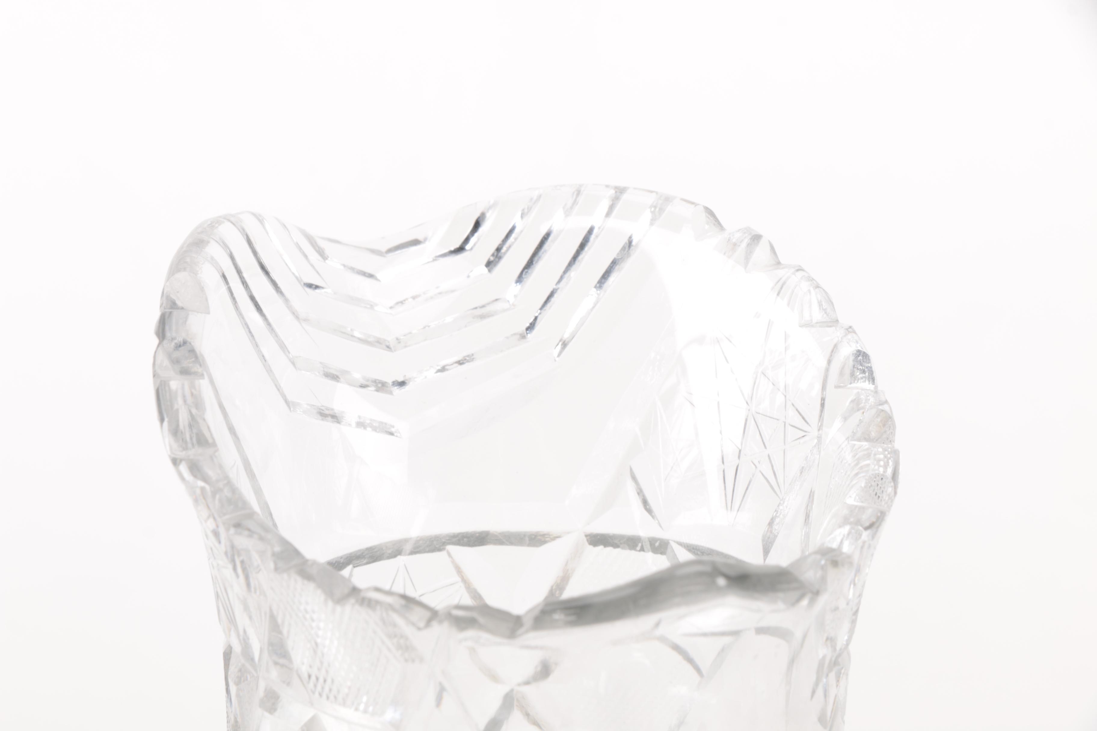 Crystal Pitcher and Vase