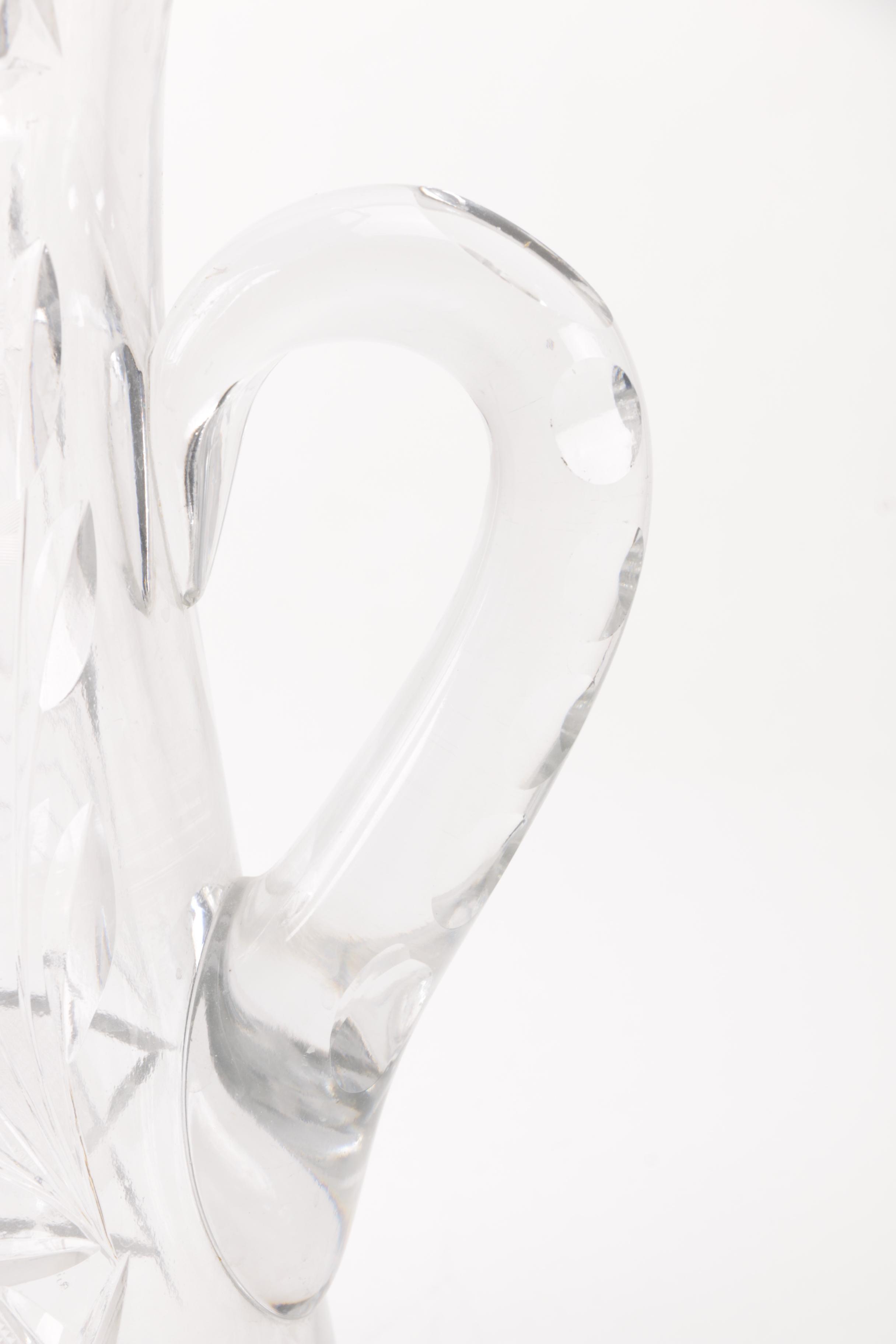 Crystal Pitcher and Vase