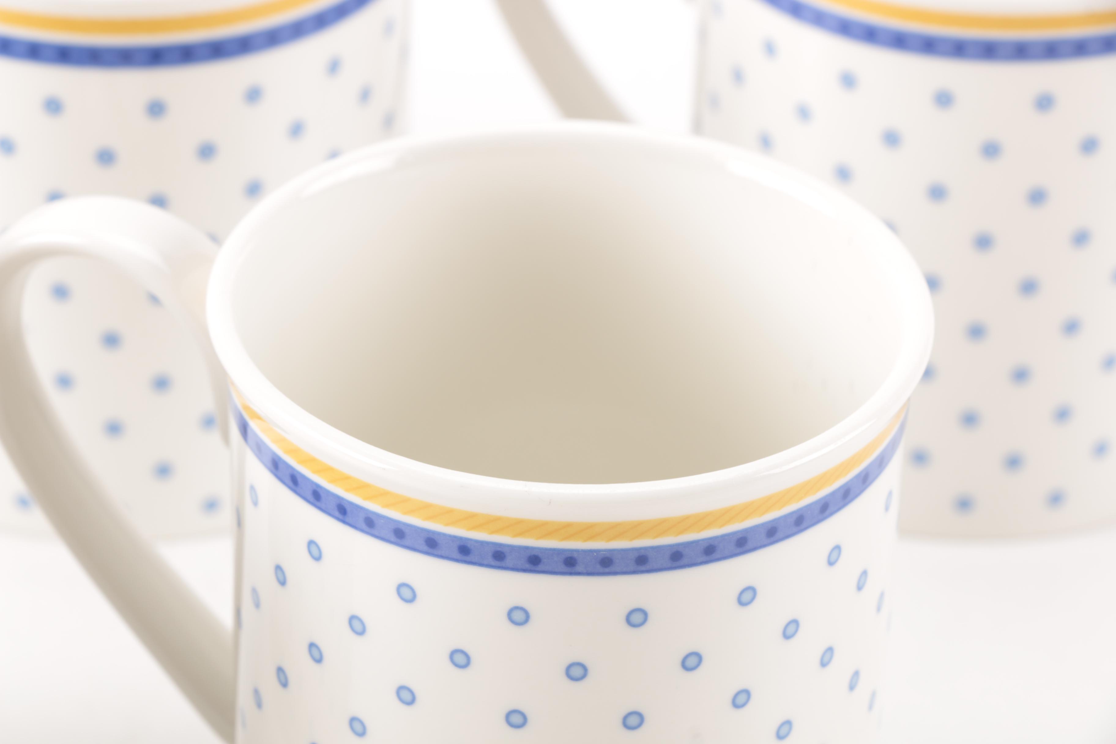 Villeroy & Boch Design Collection "Perpignan" Mugs and Plates