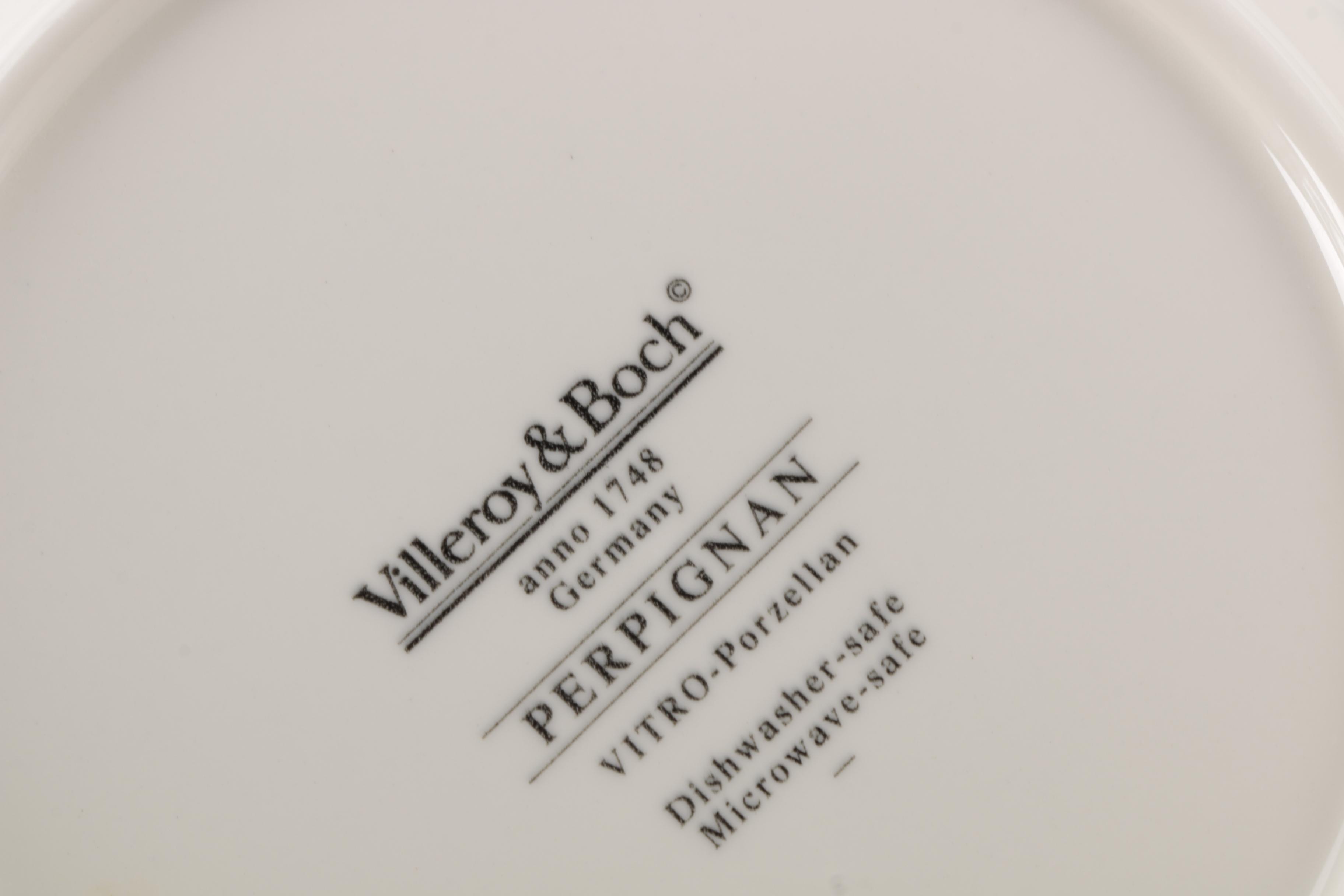 Villeroy & Boch Design Collection "Perpignan" Mugs and Plates