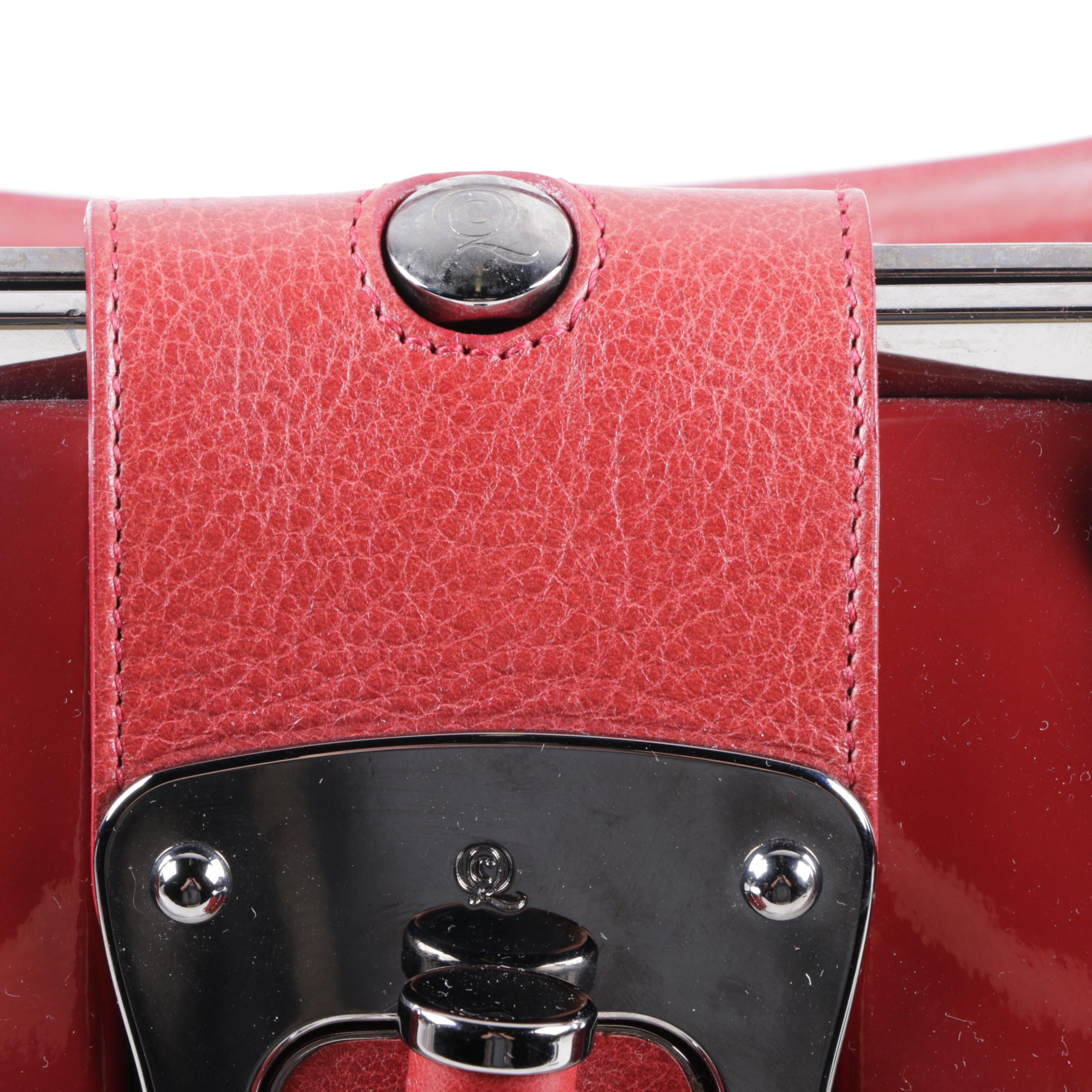 Alexander McQueen Patent Leather Elvie Bag