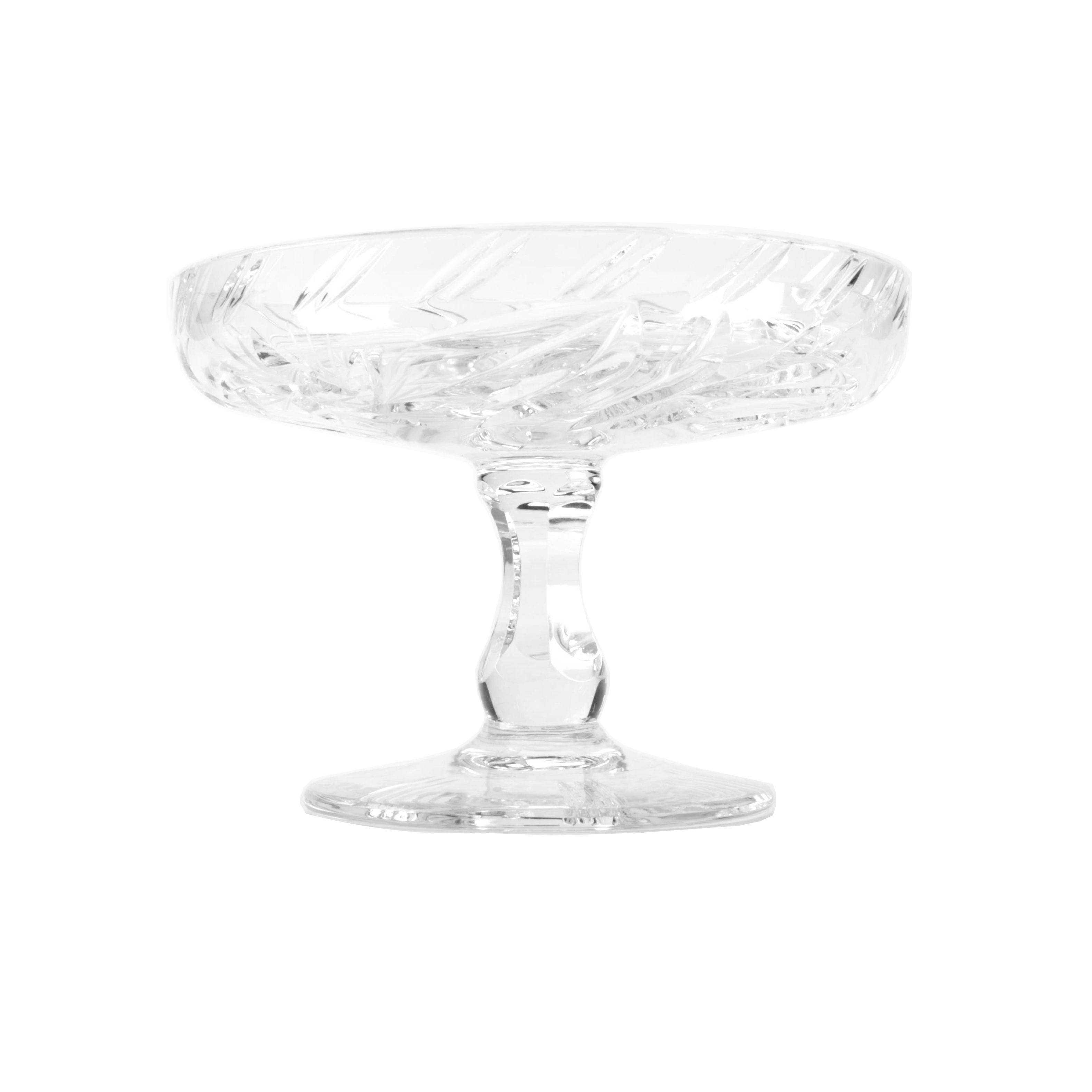 Cut Crystal Compote Dish