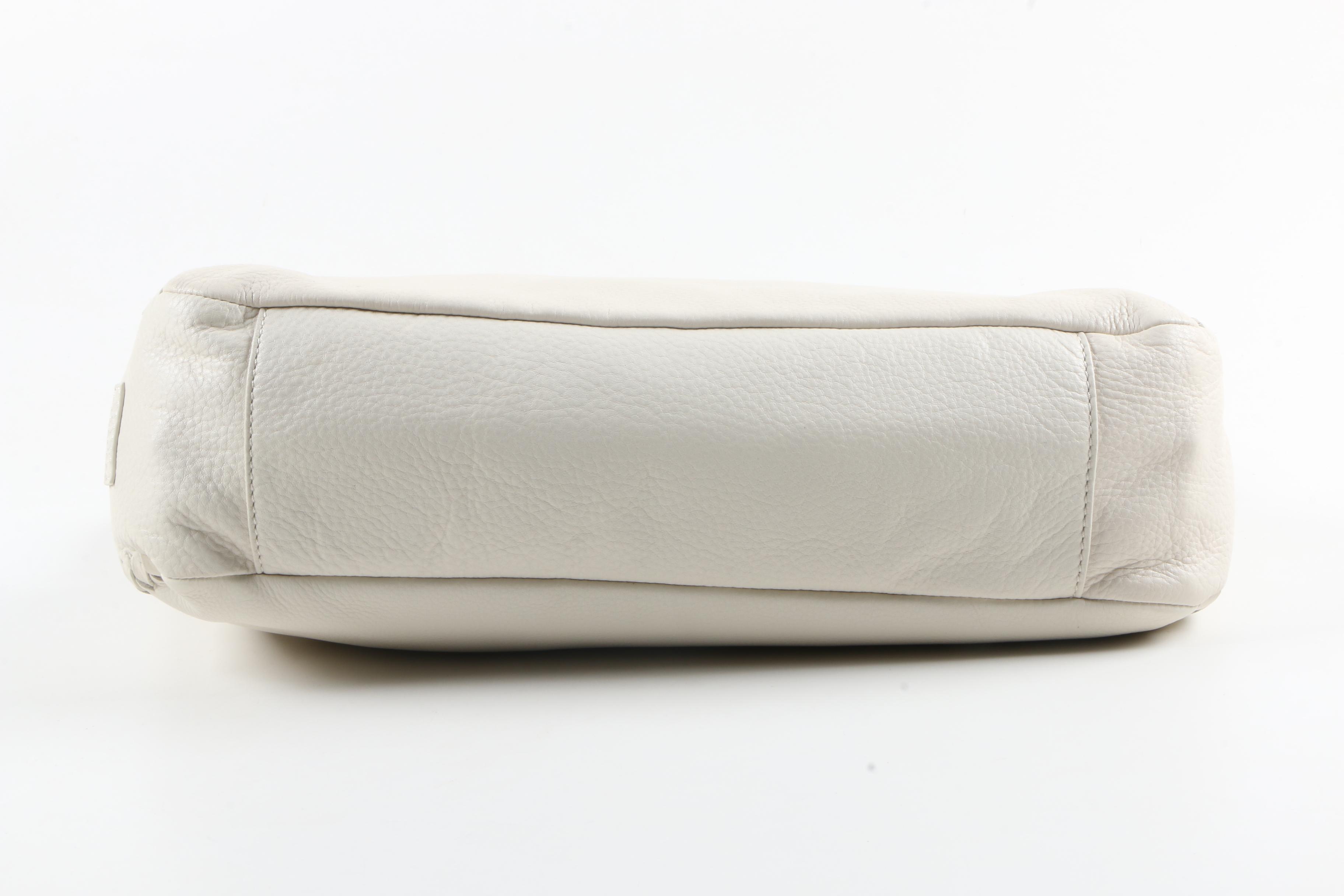 Clare 2 in 1 White Leather Purses