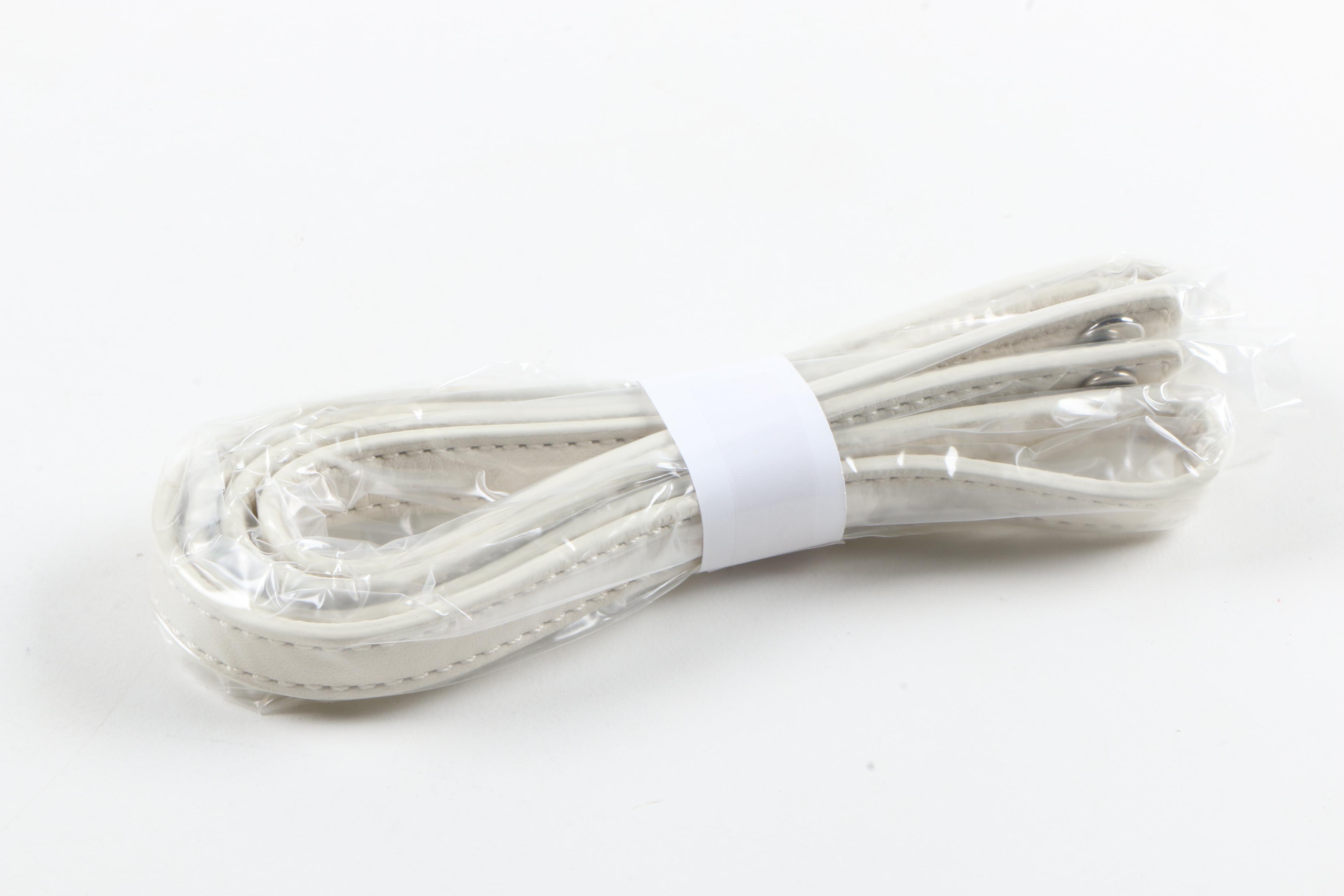 Clare 2 in 1 White Leather Purses