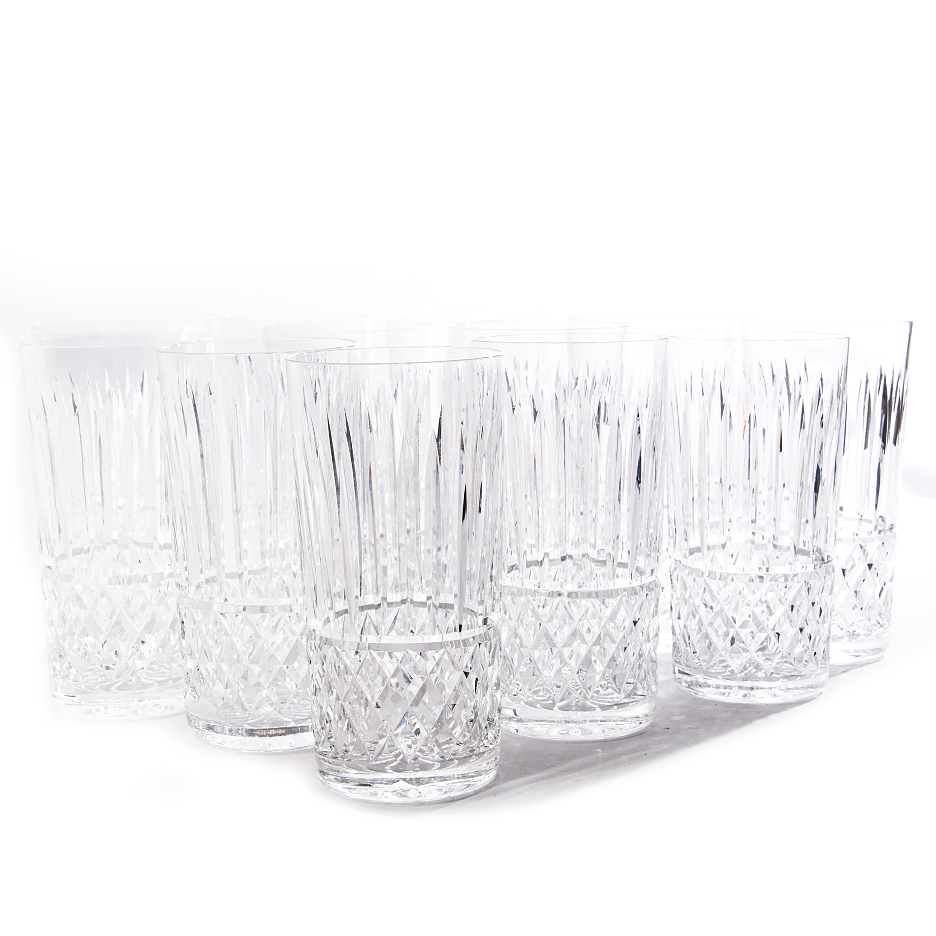 Waterford Crystal "Maeve" Highball Glasses Signed by Martin Ryan