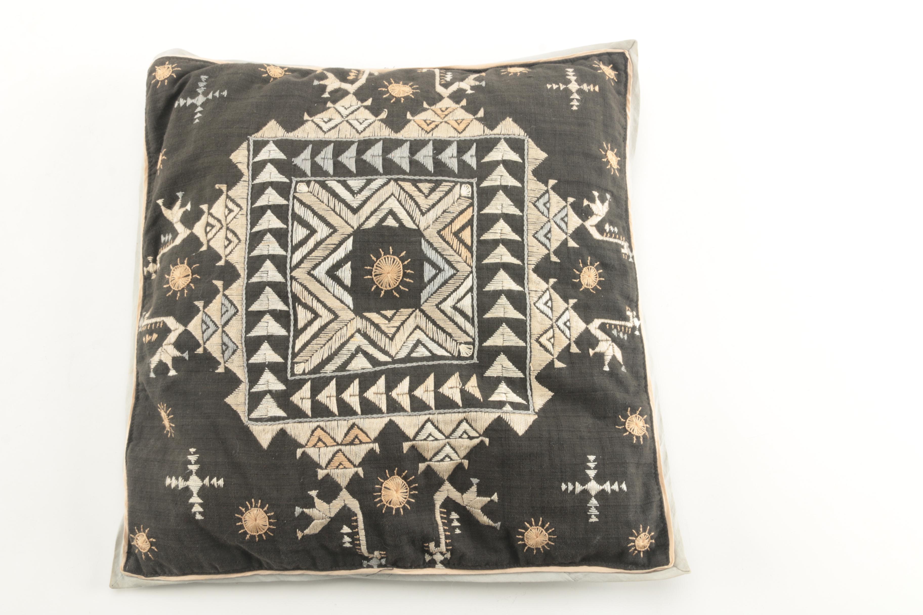 Decorative Embroidered Pillows