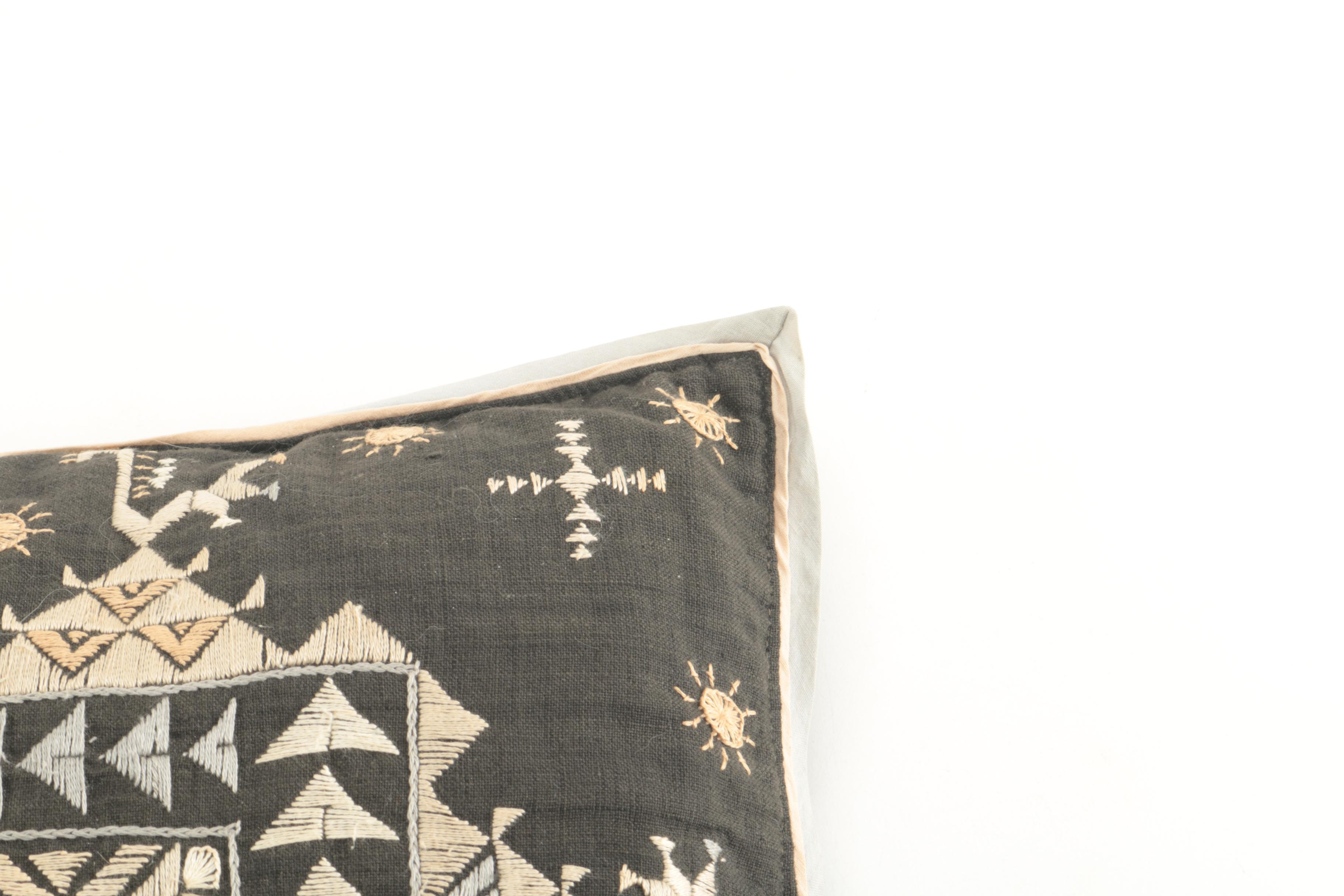 Decorative Embroidered Pillows