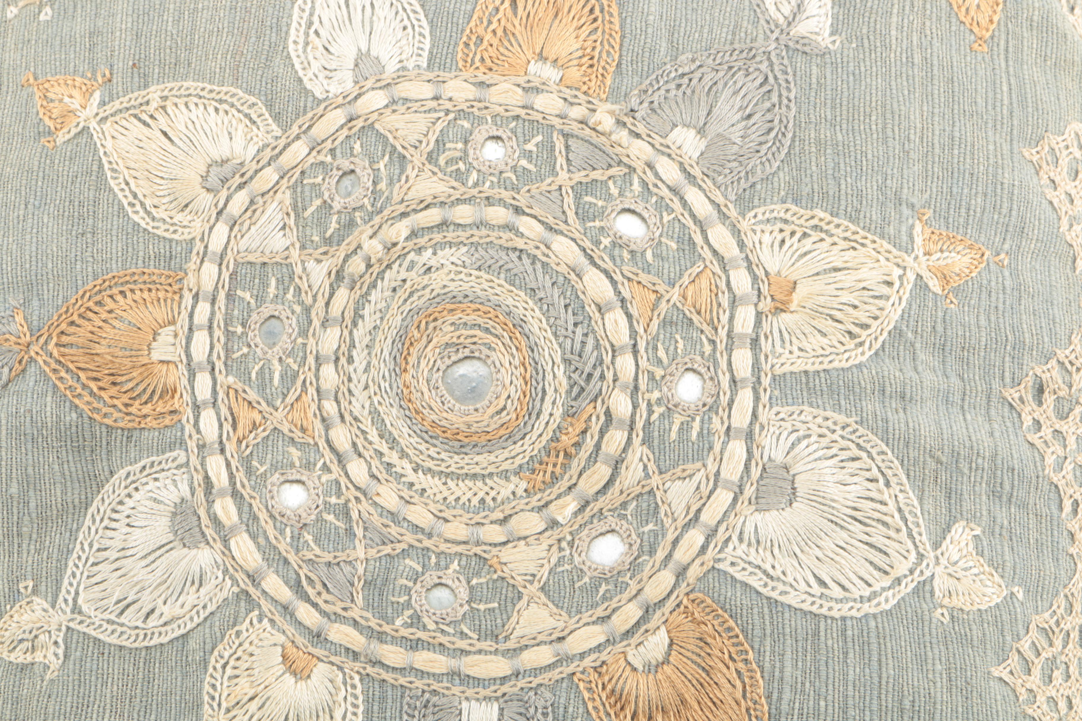 Decorative Embroidered Pillows