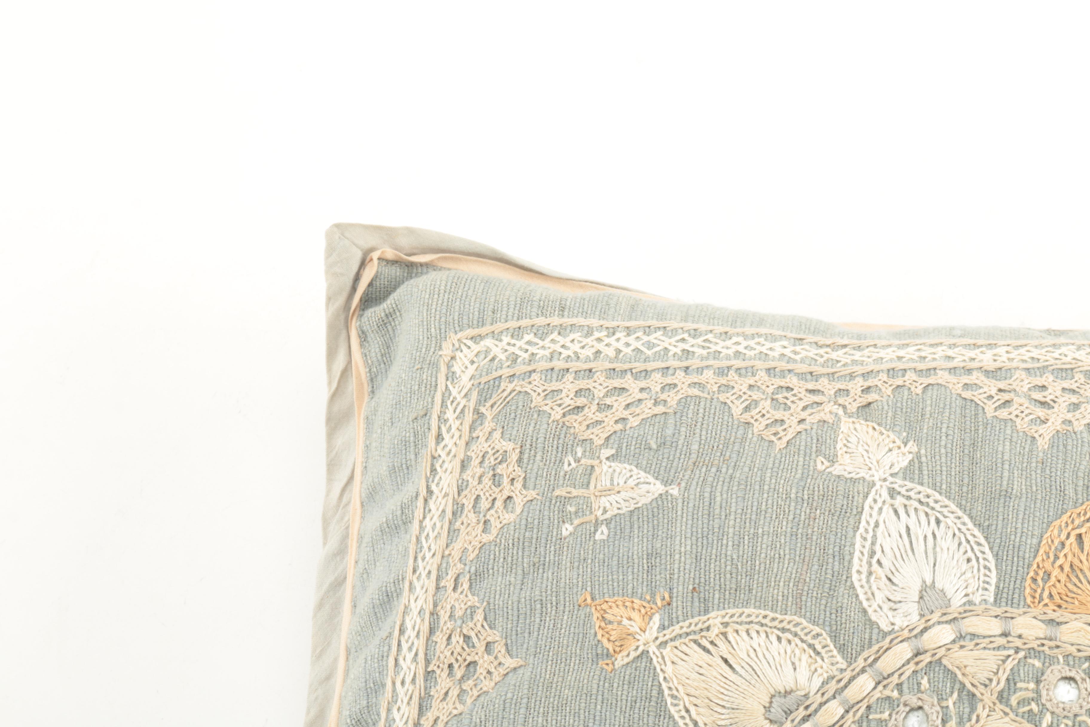 Decorative Embroidered Pillows