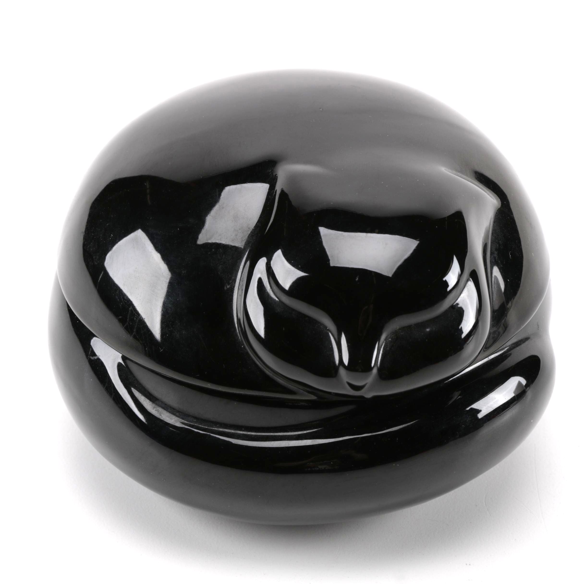 Tiffany & Co. Black Cat Trinket Jar