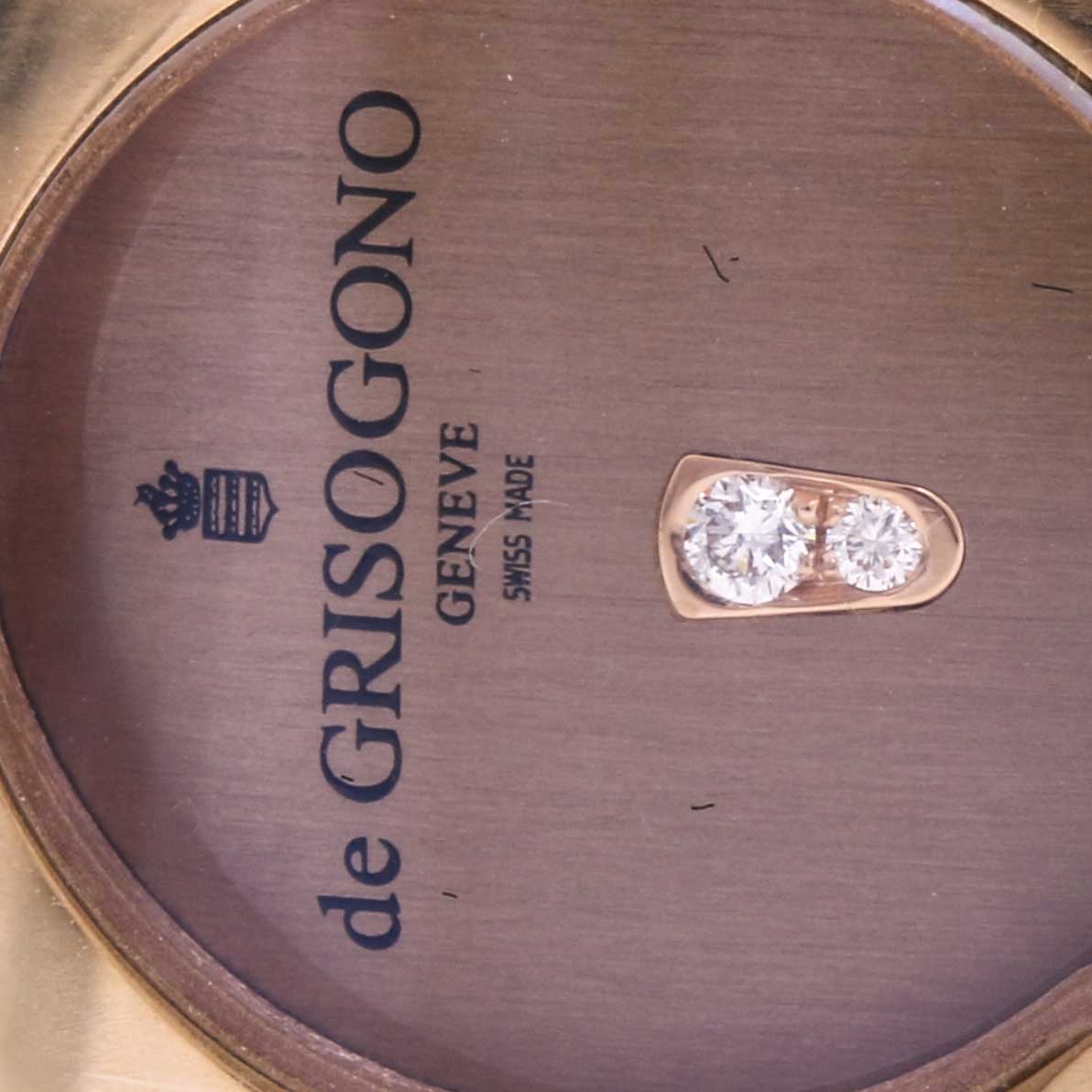 de GRISOGONO Be Eight 18K Rose Gold Diamond Watch