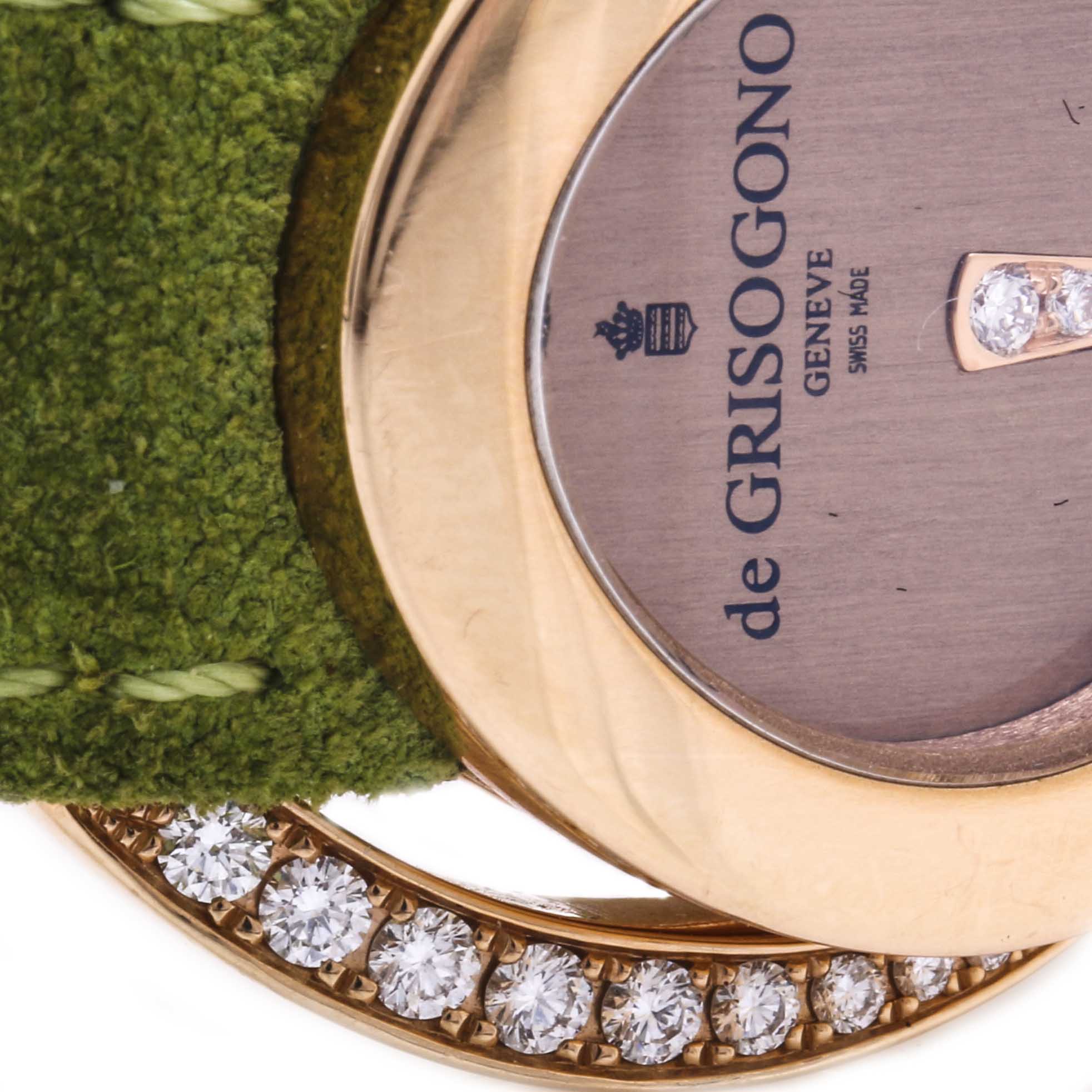 de GRISOGONO Be Eight 18K Rose Gold Diamond Watch