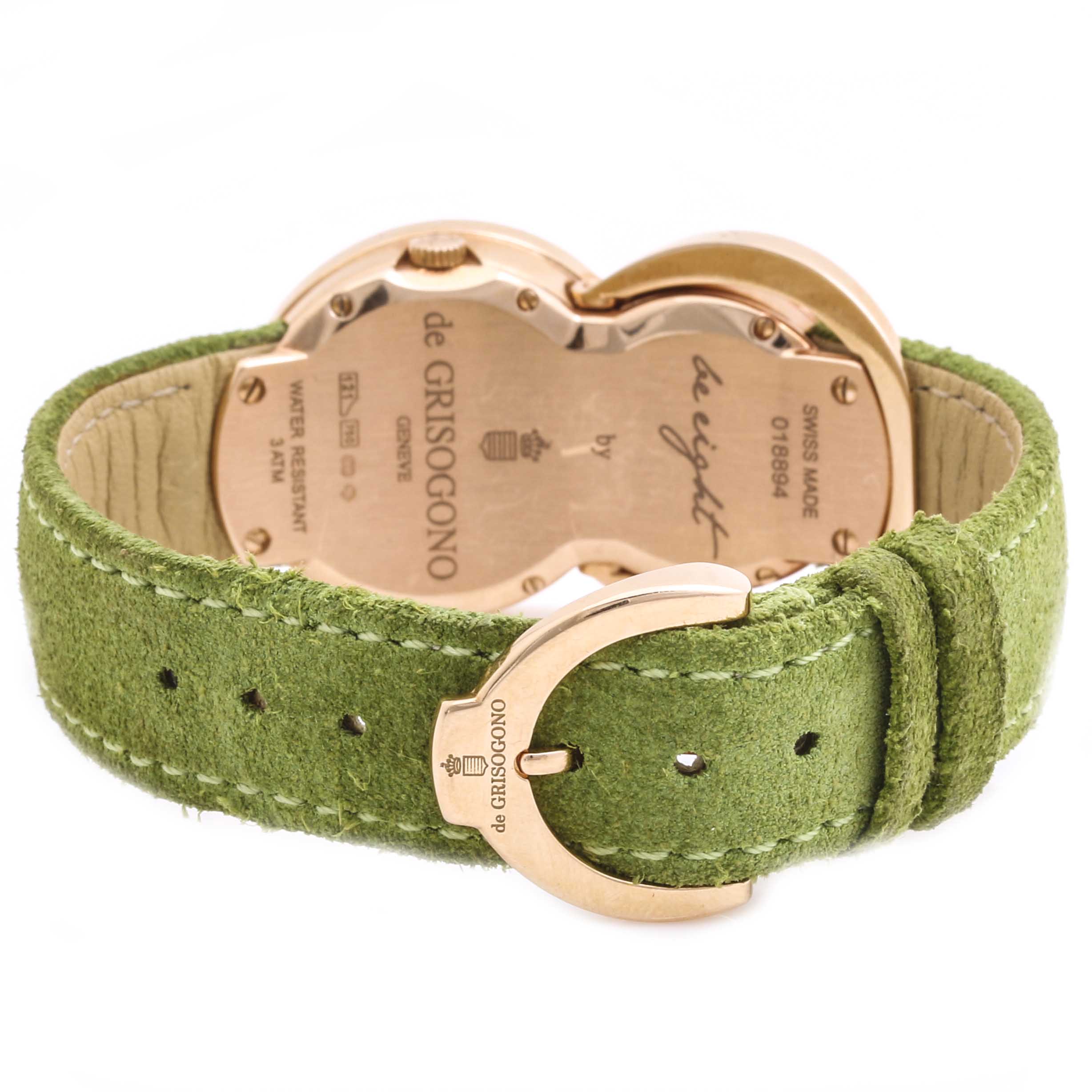 de GRISOGONO Be Eight 18K Rose Gold Diamond Watch