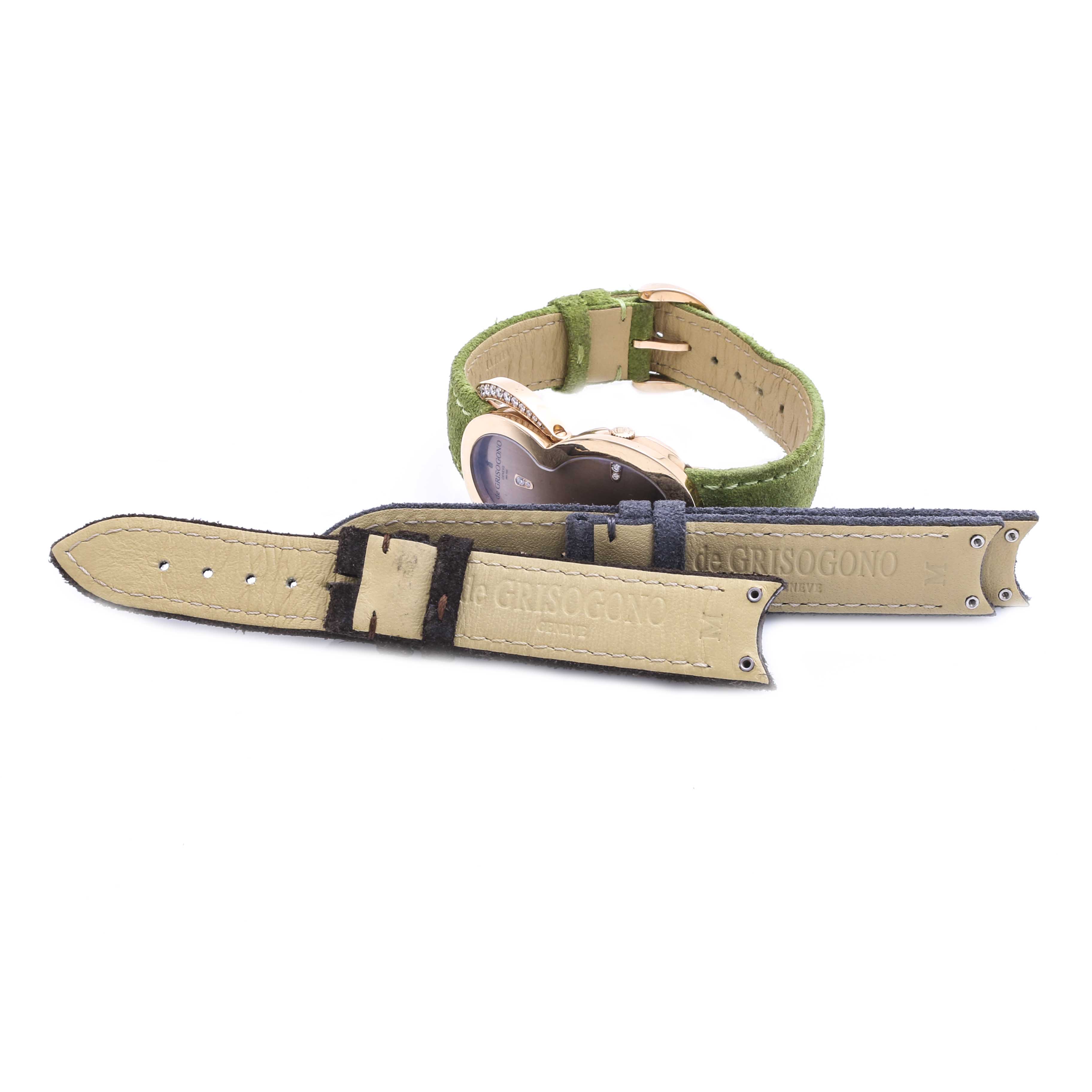 de GRISOGONO Be Eight 18K Rose Gold Diamond Watch