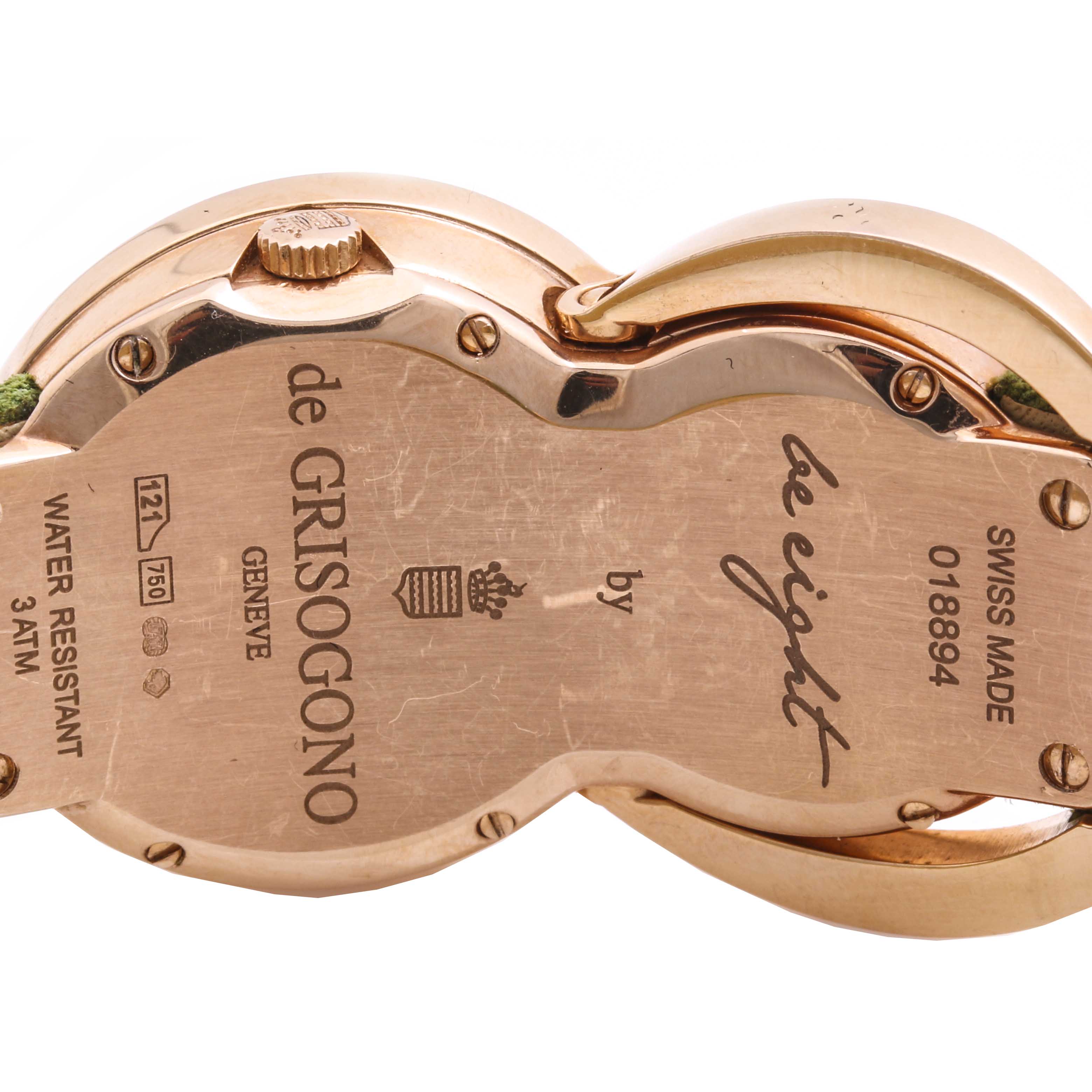 de GRISOGONO Be Eight 18K Rose Gold Diamond Watch